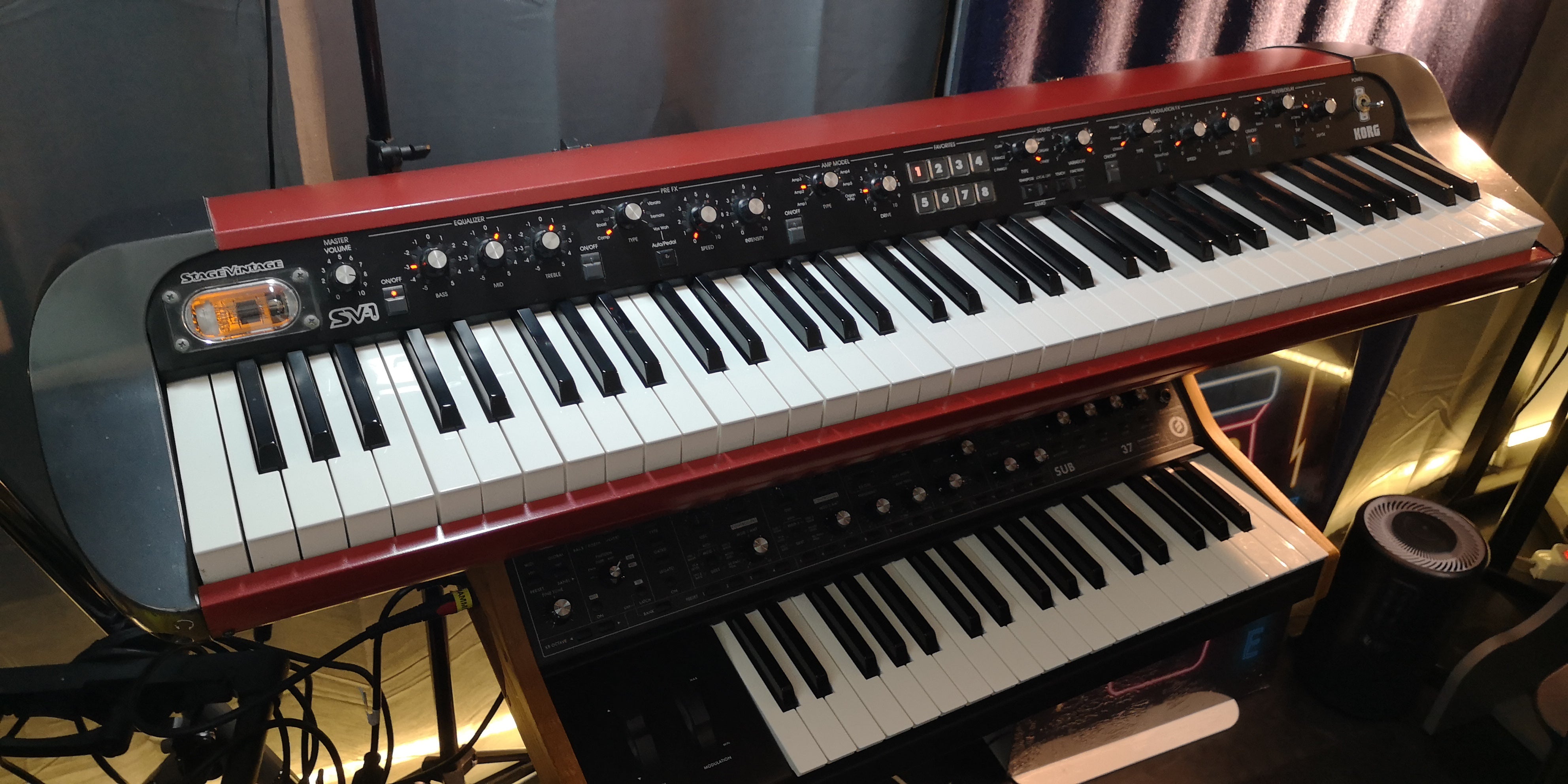 KORG SV1 73 RED – Synthcloud