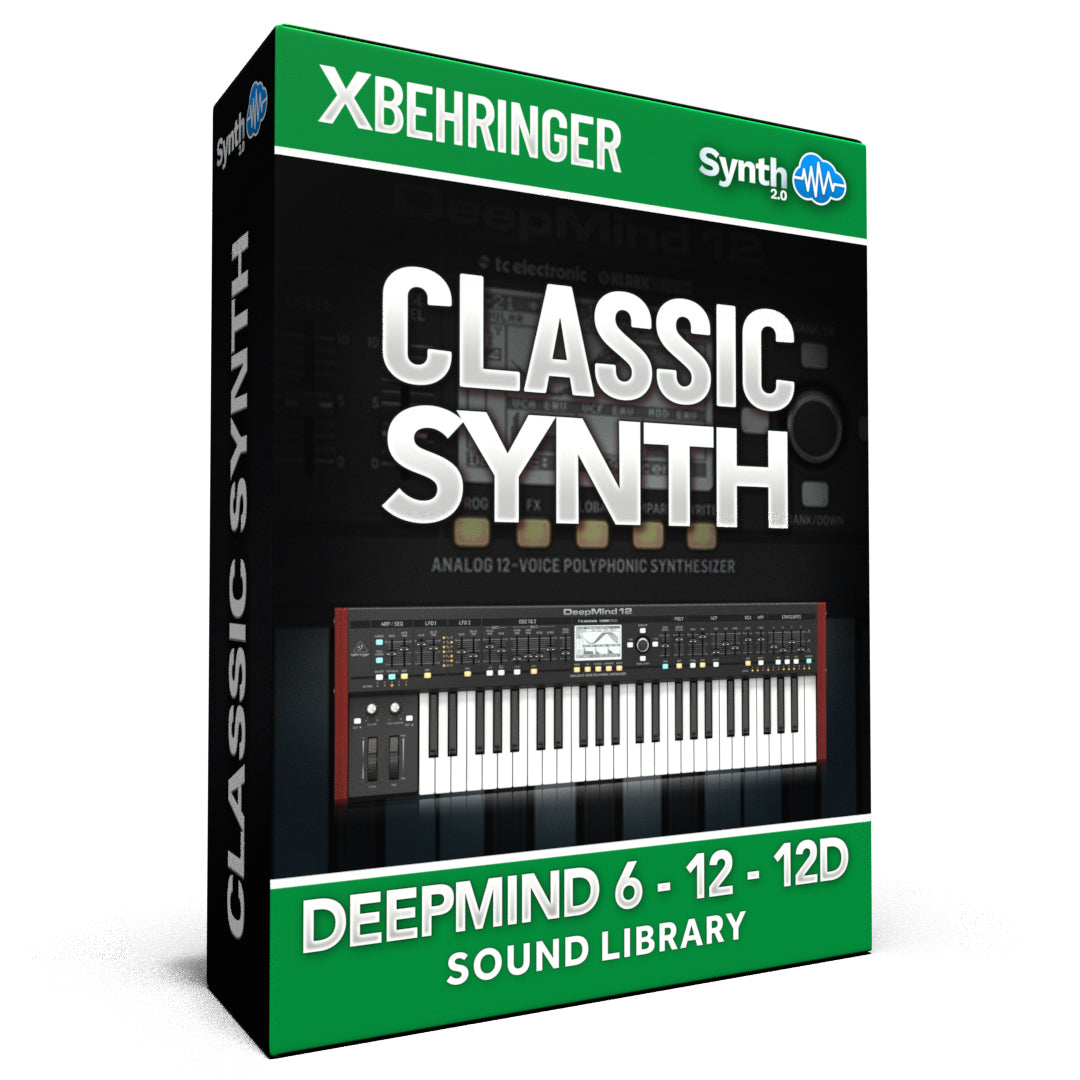 Classic Synth Behringer Deepmind 6 12 12D 128 presets – Synthcloud