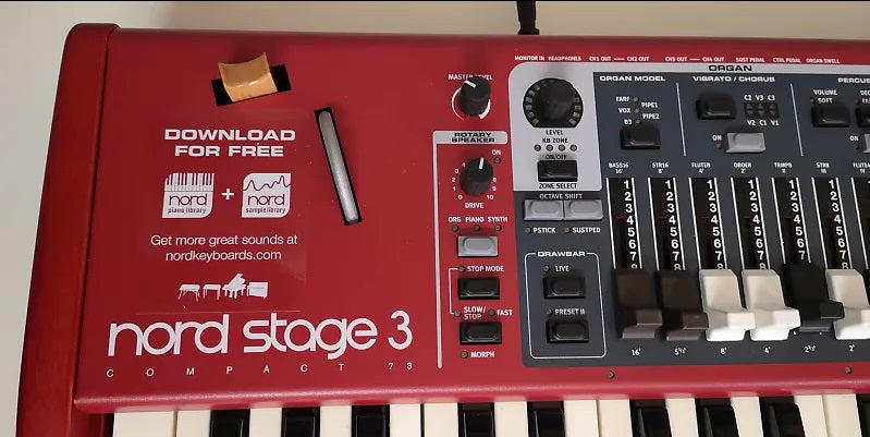 NORD Stage 3 Compact 73 + Original Bag + Synthcloud Libraries