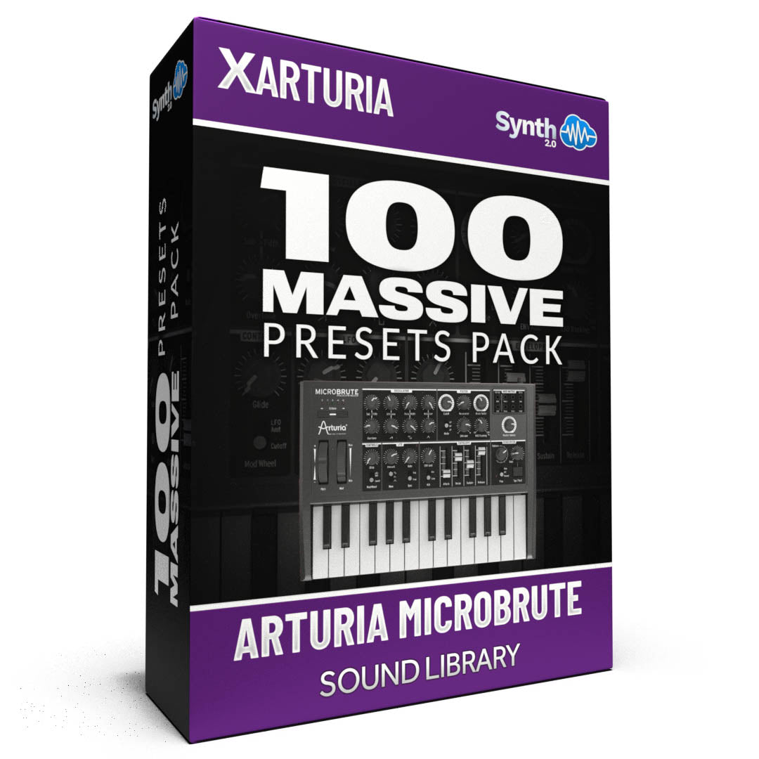 LFO149 - 100 Massive Presets Pack - Arturia MicroBrute