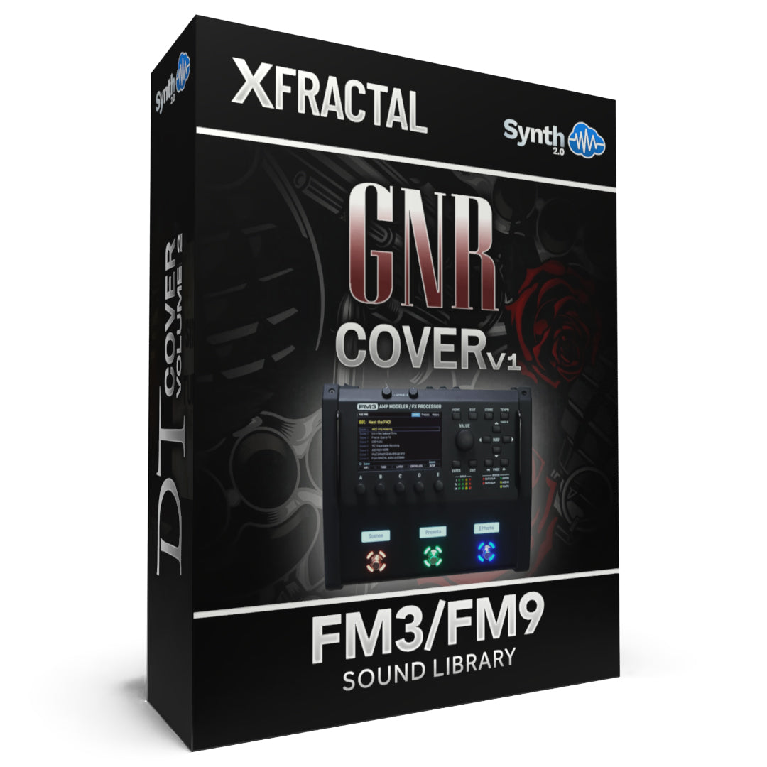 FRT008 - GNR Guns N' Roses Cover V1 - Fractal FM3 / FM9 ( 56 scenes )