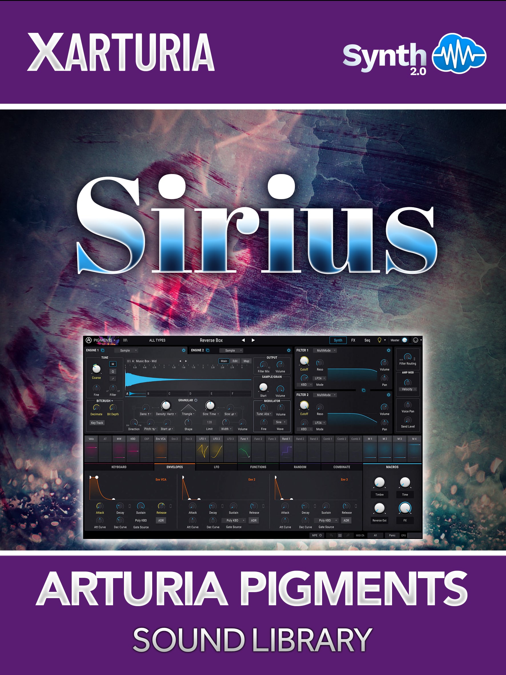 TPL048 - Sirius - Arturia Pigments ( 65 presets )