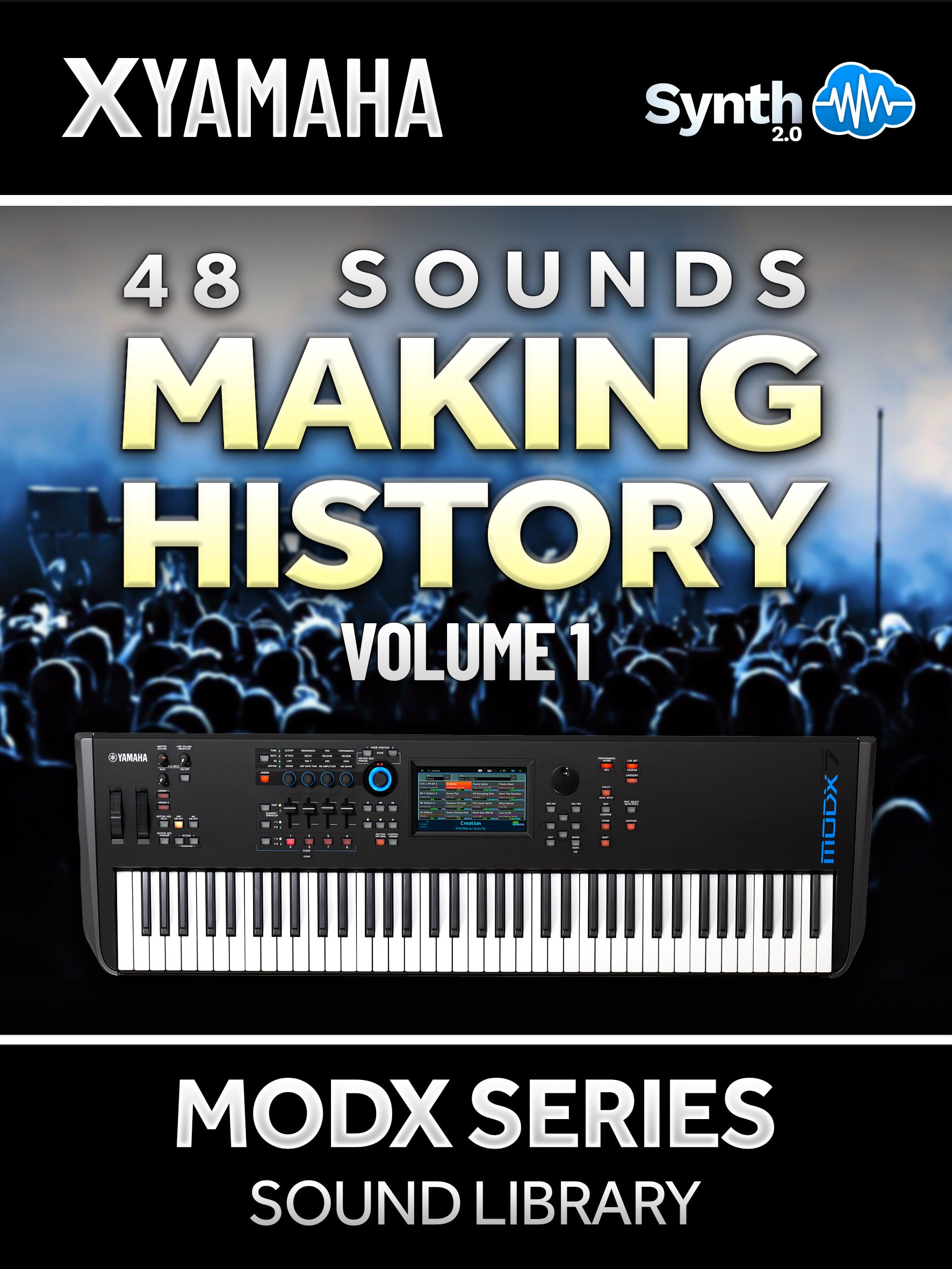 SCL444 - ( Bundle ) - 48 Sounds - Making History Vol.1 + 21 Sounds - Making History Vol.3 - Yamaha MODX / MODX+