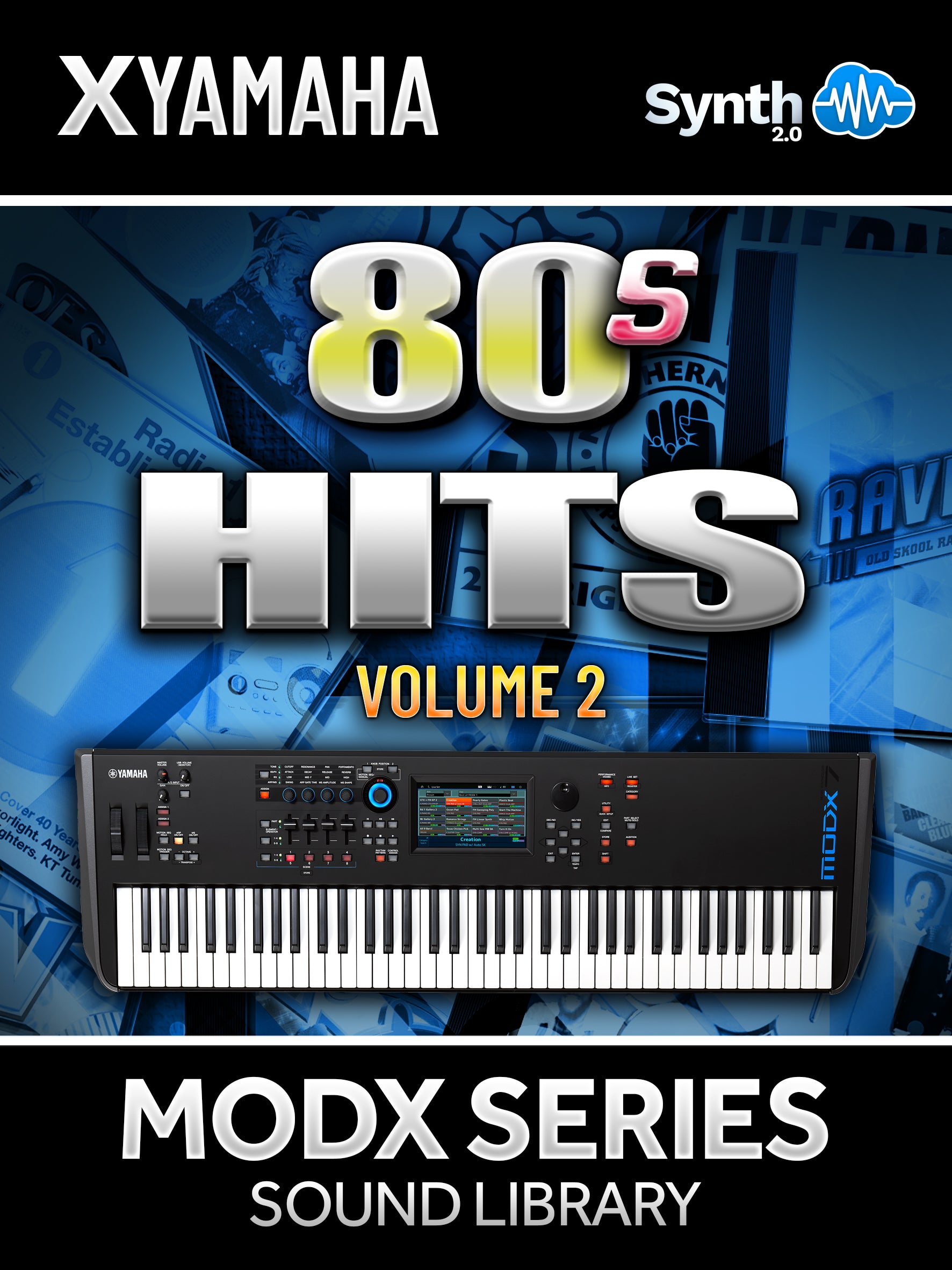 SJL008 - ( Bundle ) - 80's Hits V2 + V3 - Yamaha MODX / MODX+