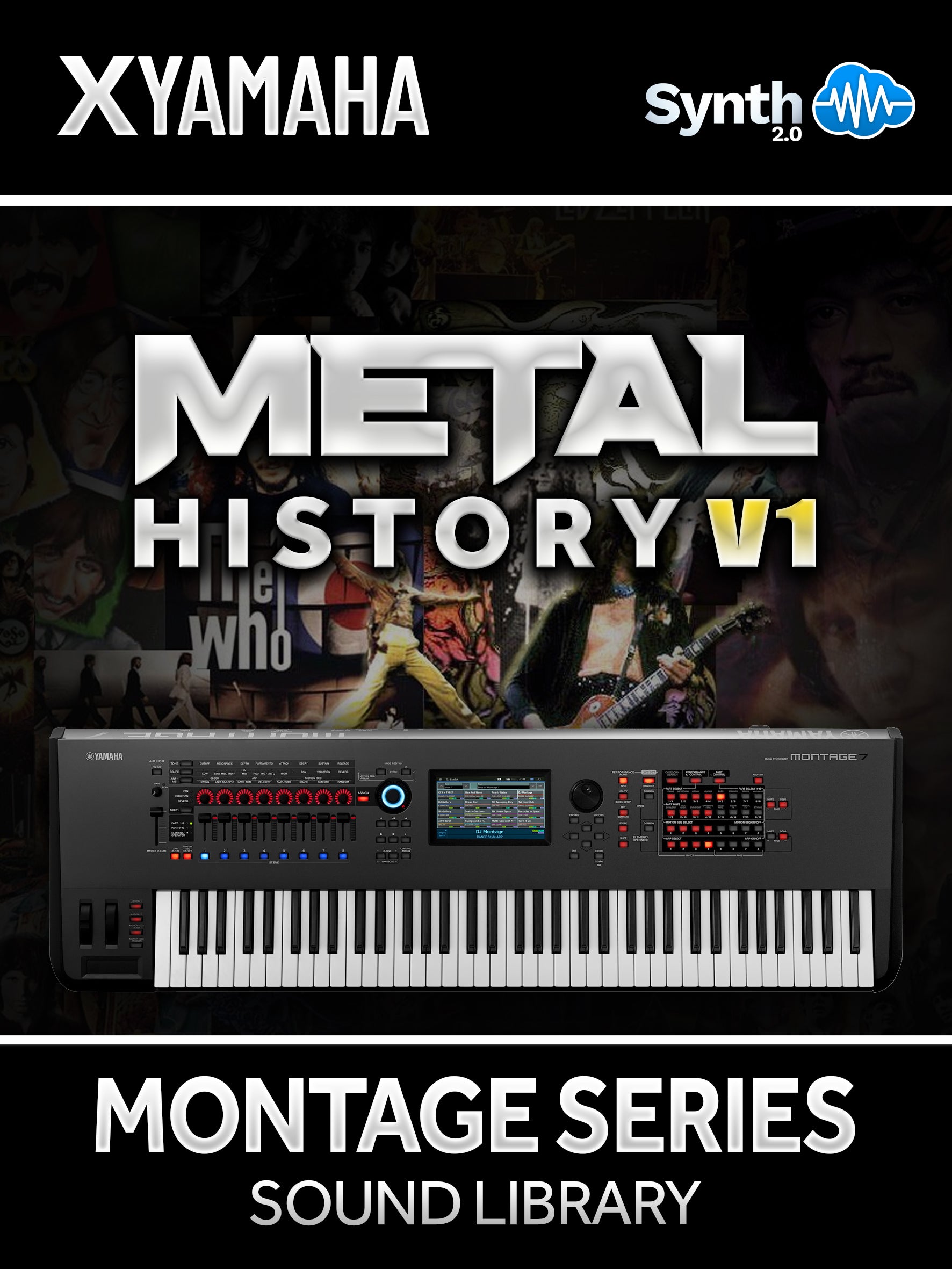 SCL229 - ( Bundle ) - Metal Master + Metal History - Yamaha MONTAGE / M