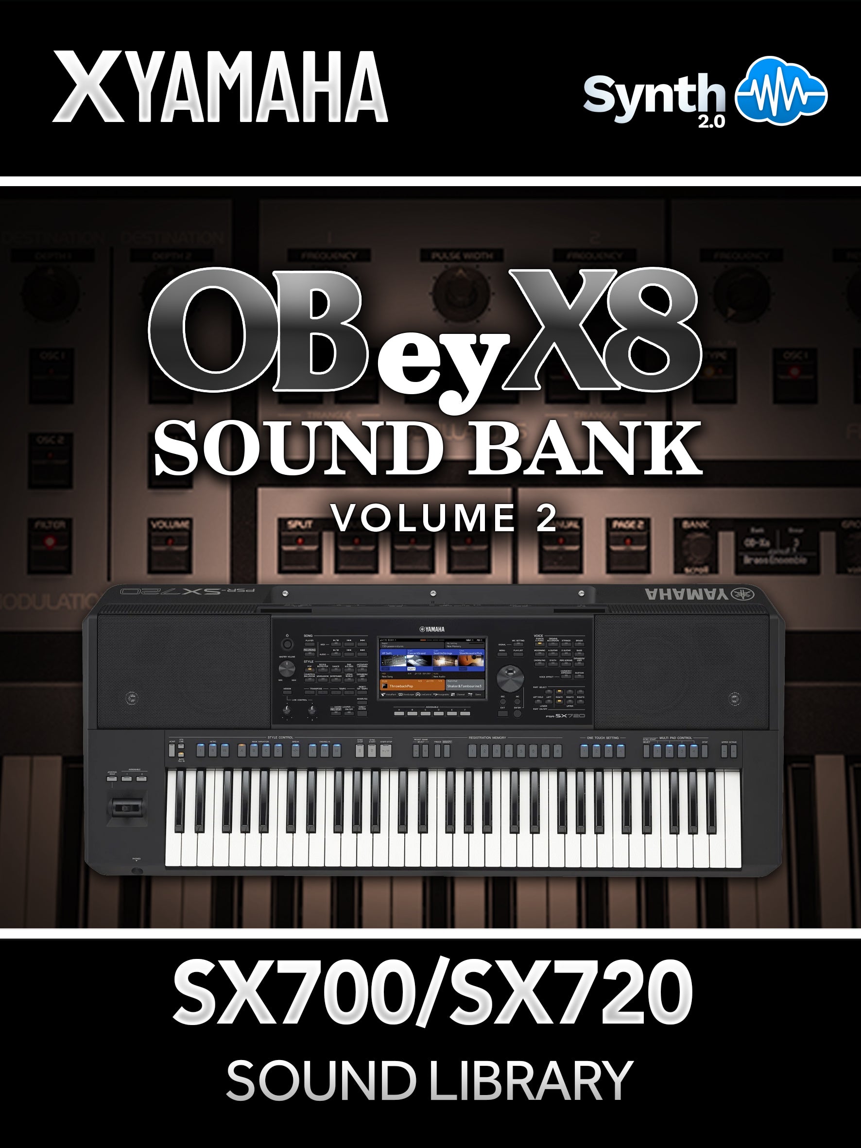 ASL047 - OBey X8 Sound Bank V2 - Yamaha PSR SX700 / 720 ( 32 voices )