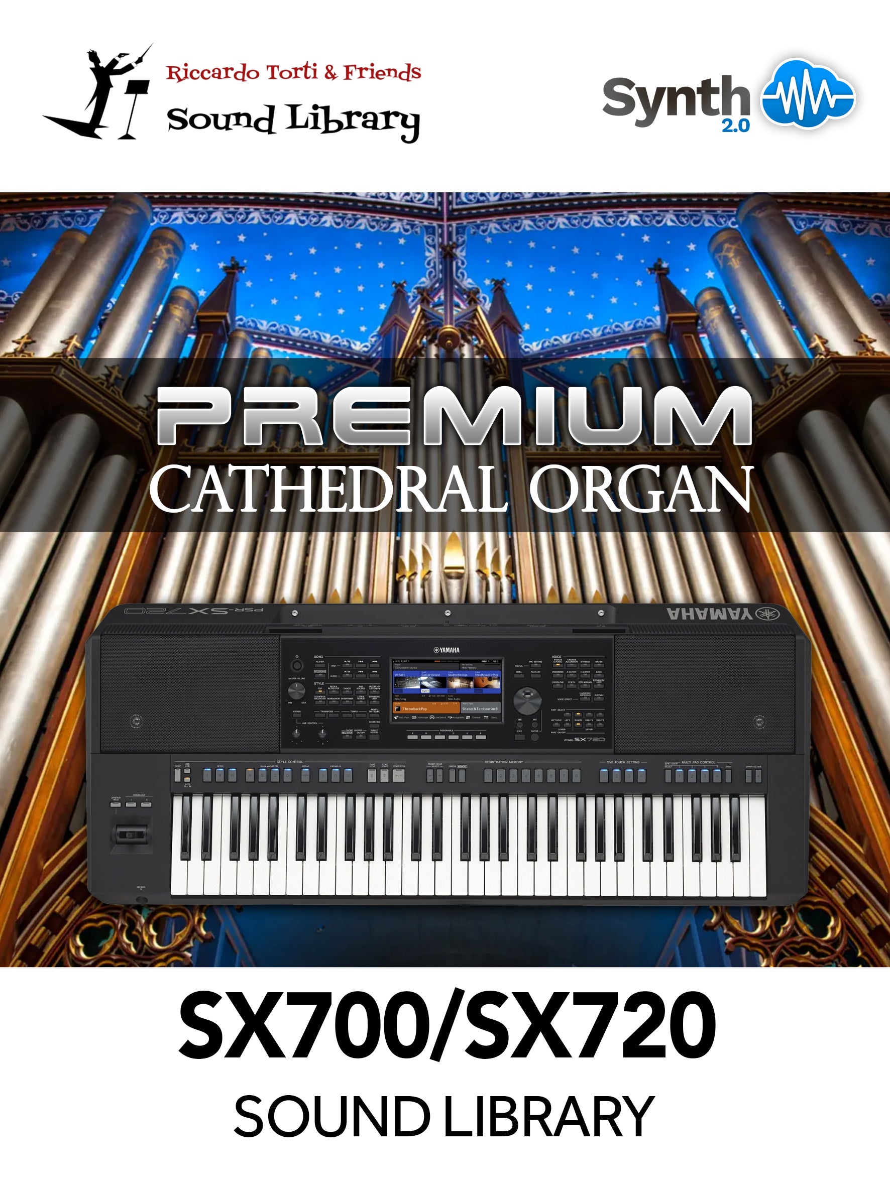 GNL020 - Premium Cathedral Organ - Yamaha PSR SX700 / 720