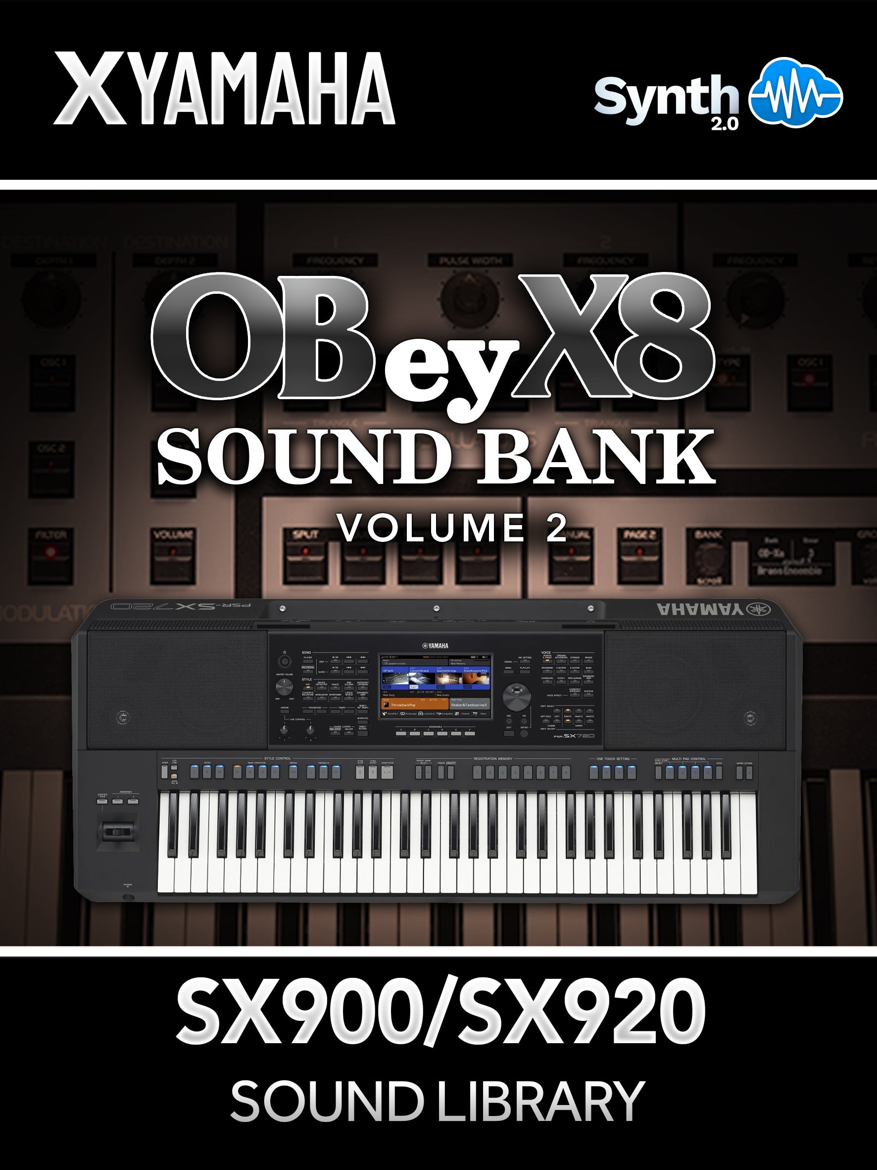 ASL047 - OBey X8 Sound Bank V2 - Yamaha PSR SX900 / 920 ( 32 voices )