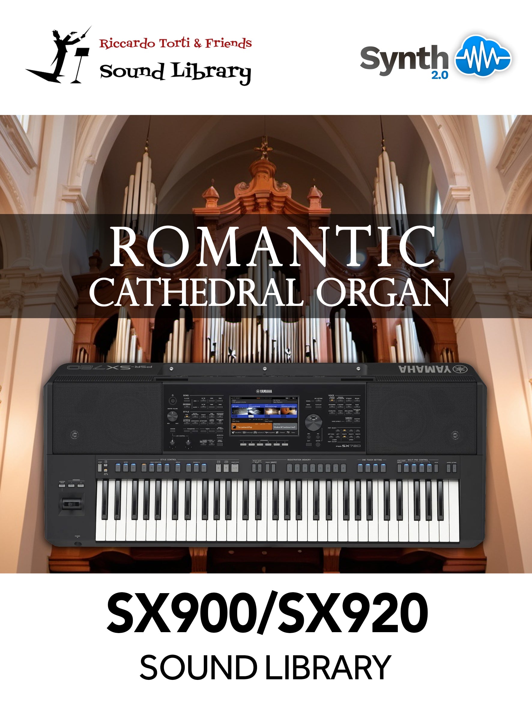 GNL018 - Romantic Cathedral Organ - Yamaha PSR SX900 / 920 ( 11 presets )