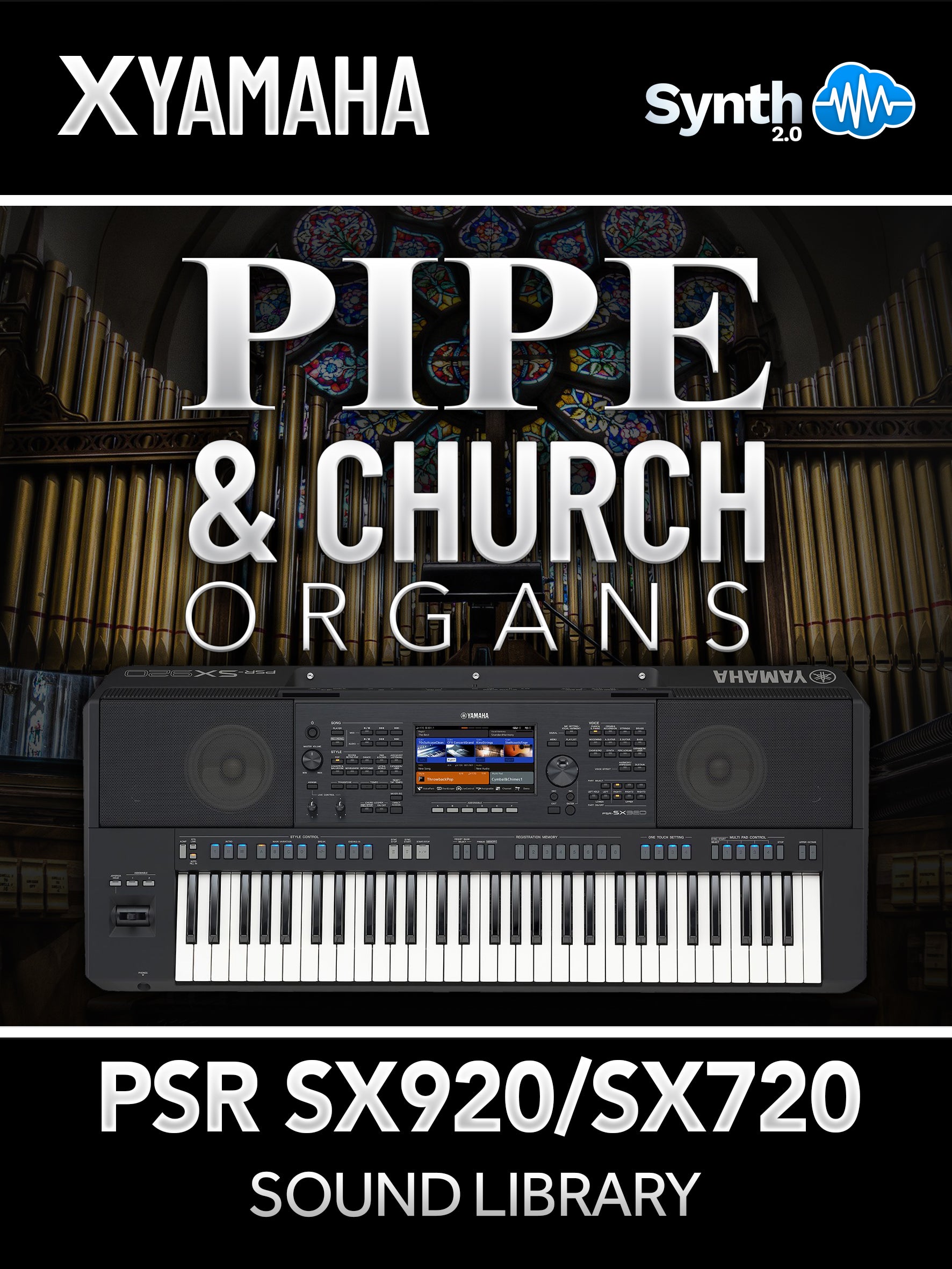 GNL005 - Pipe & Church Organs - Yamaha PSR SX920 / SX720 ( 122 presets )