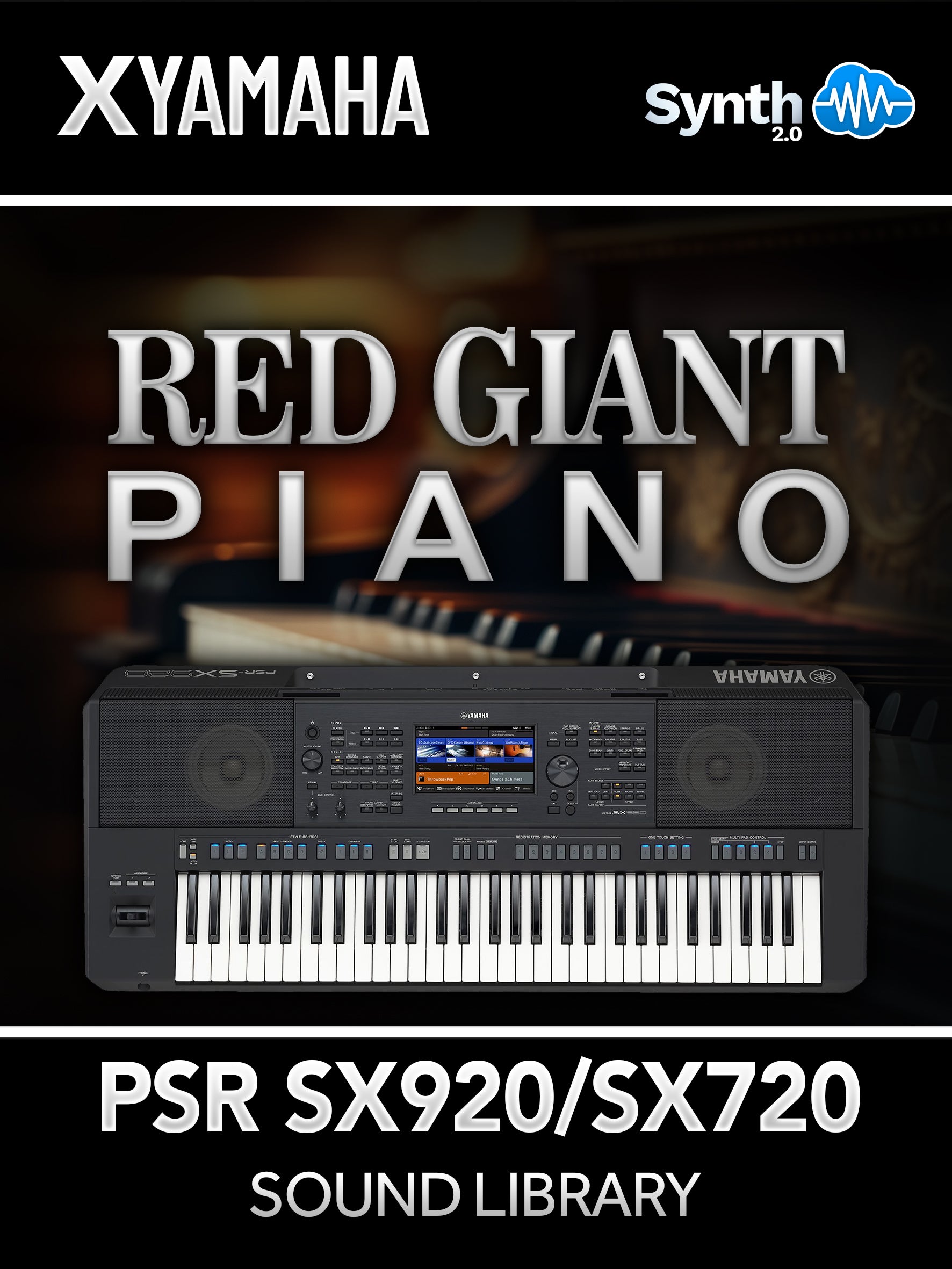 ASL039 - Red Giant Piano Pack - Yamaha PSR SX920 / SX720 ( 10 presets )