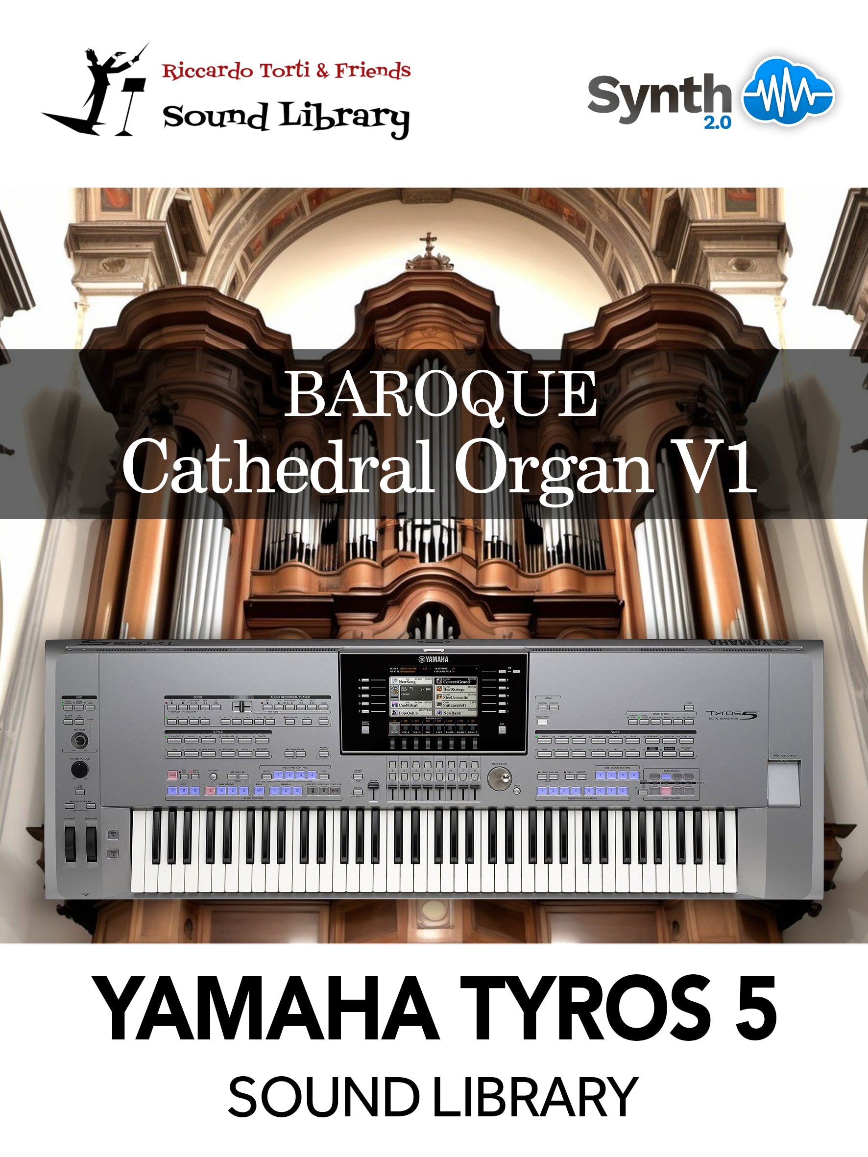 GNL017 - Baroque Cathedral Organ V1 - Yamaha TYROS 5 ( 11 presets )