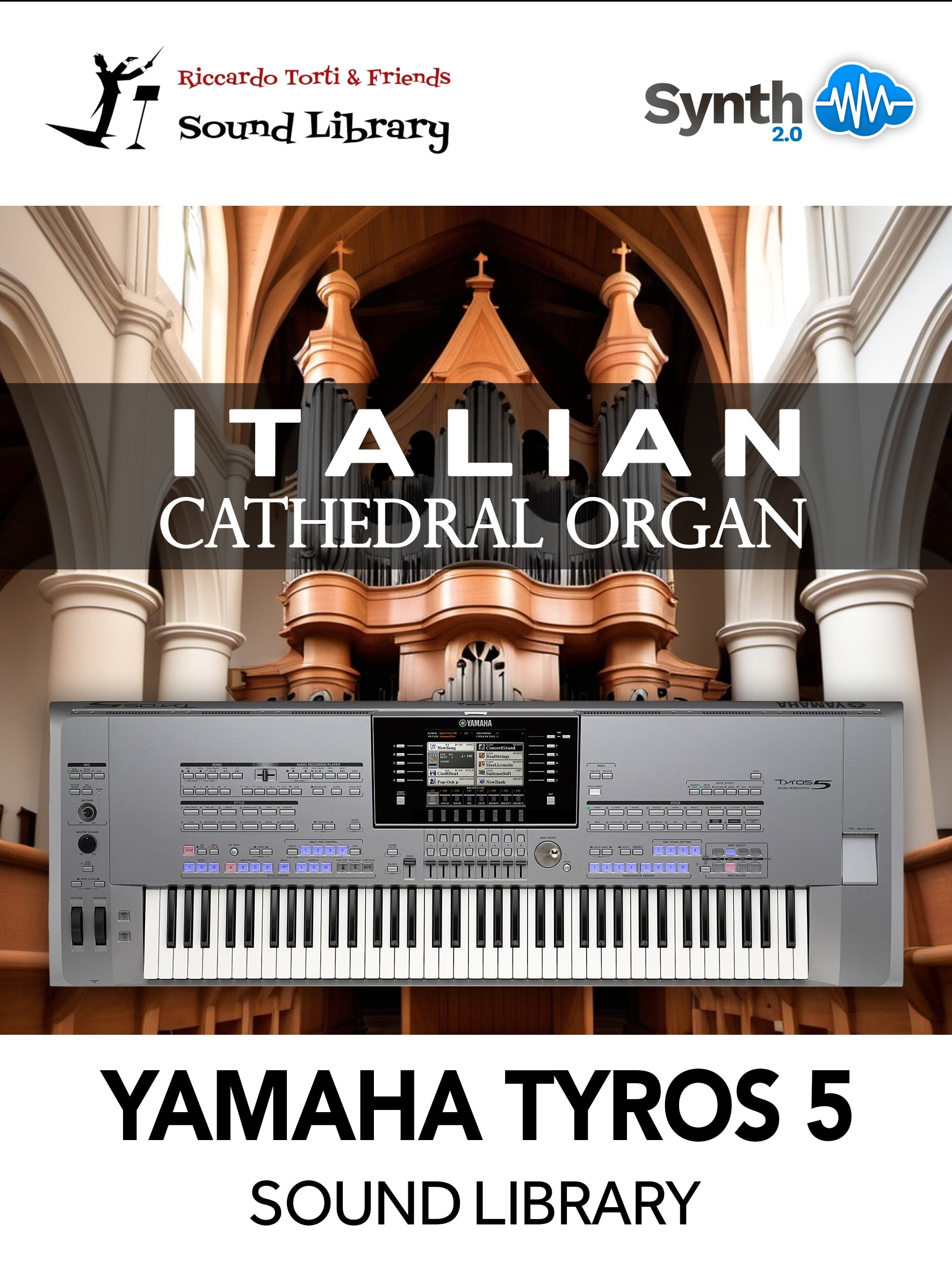 GNL019 - Italian Cathedral Organ - Yamaha TYROS 5 ( 11 presets )