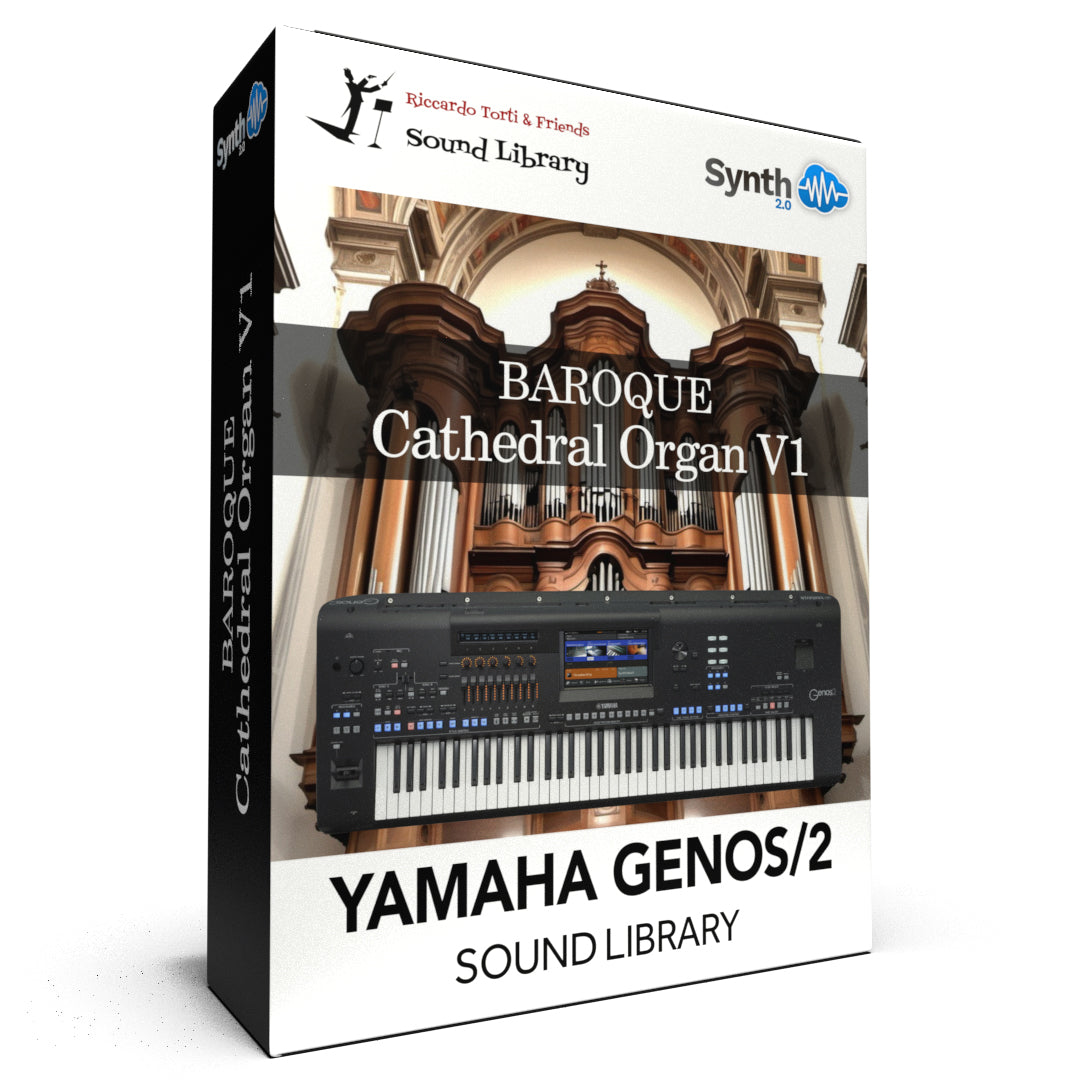 GNL017 - Baroque Cathedral Organ V1 - Yamaha GENOS / 2 ( 11 presets )