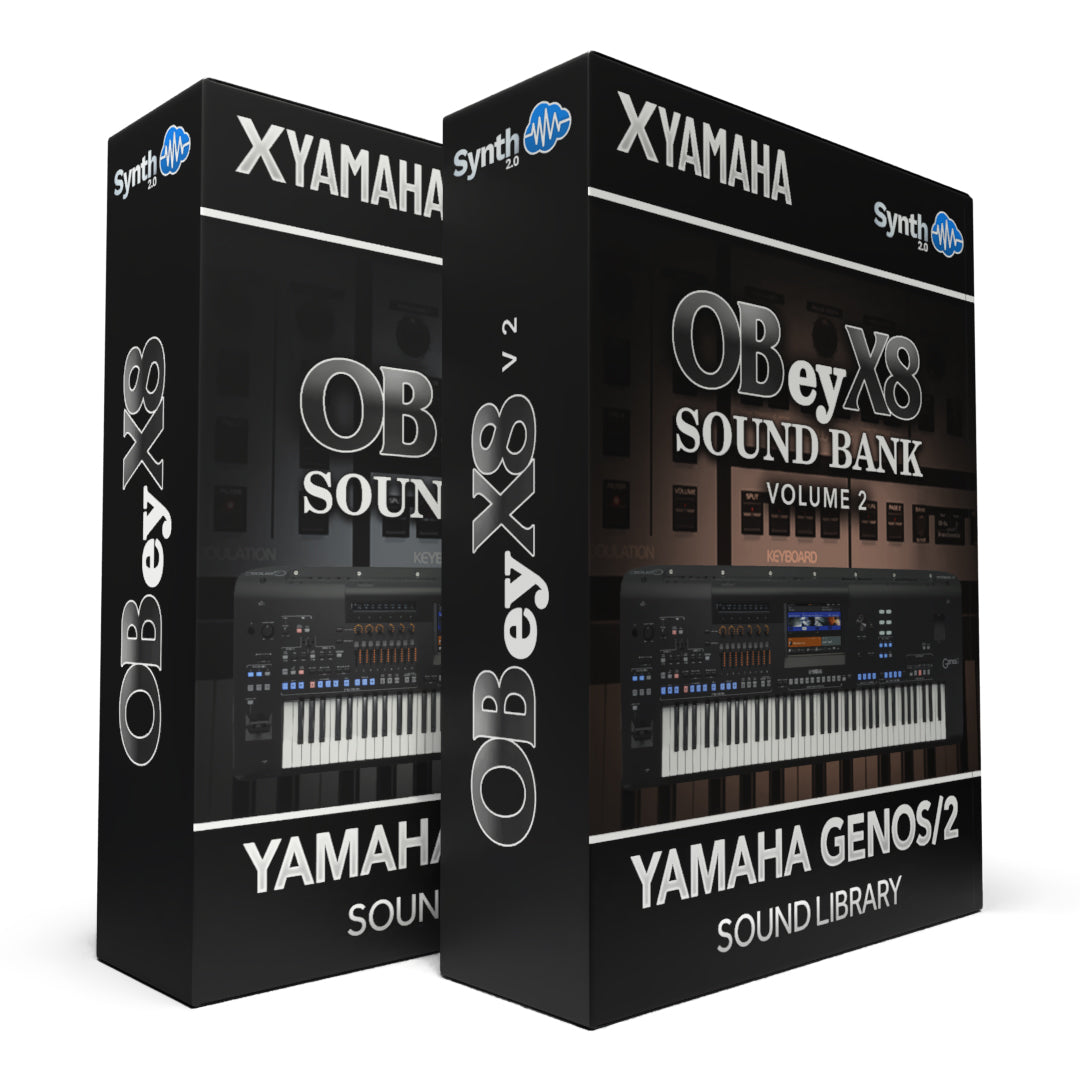 ASL048 - ( Bundle ) - OBey X8 Sound Bank V1 + V2 - Yamaha GENOS / 2