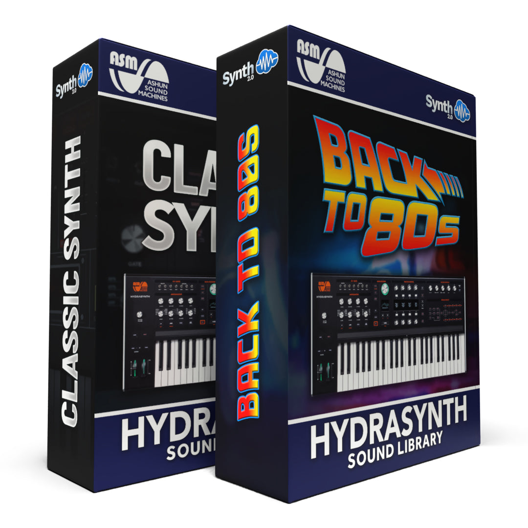 SCL255 - ( Bundle ) - Classic Synth + Back to 80s - ASM Hydrasynth Series