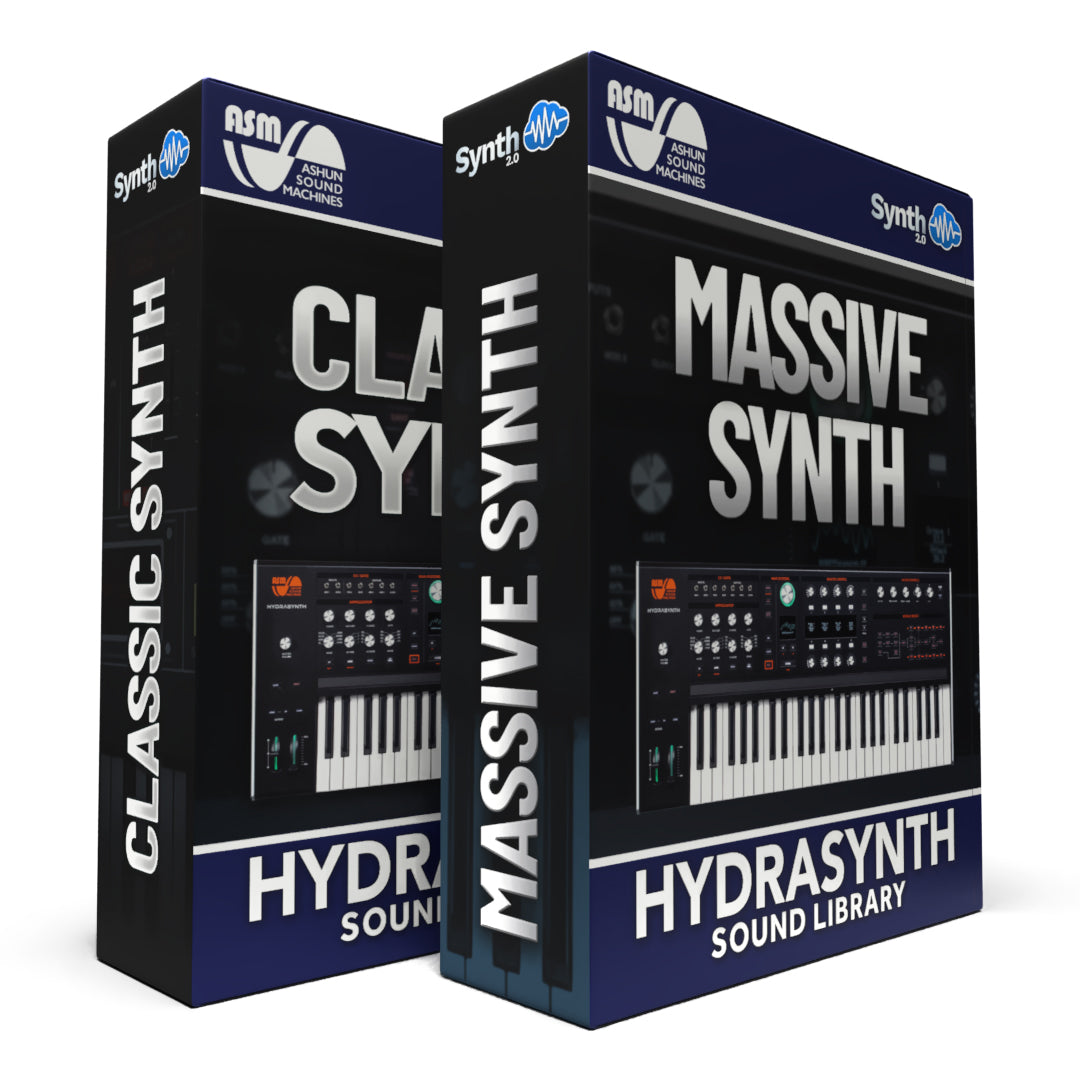 SCL246 - ( Bundle ) - Classic Synth + Massive Synth - ASM Hydrasynth Series