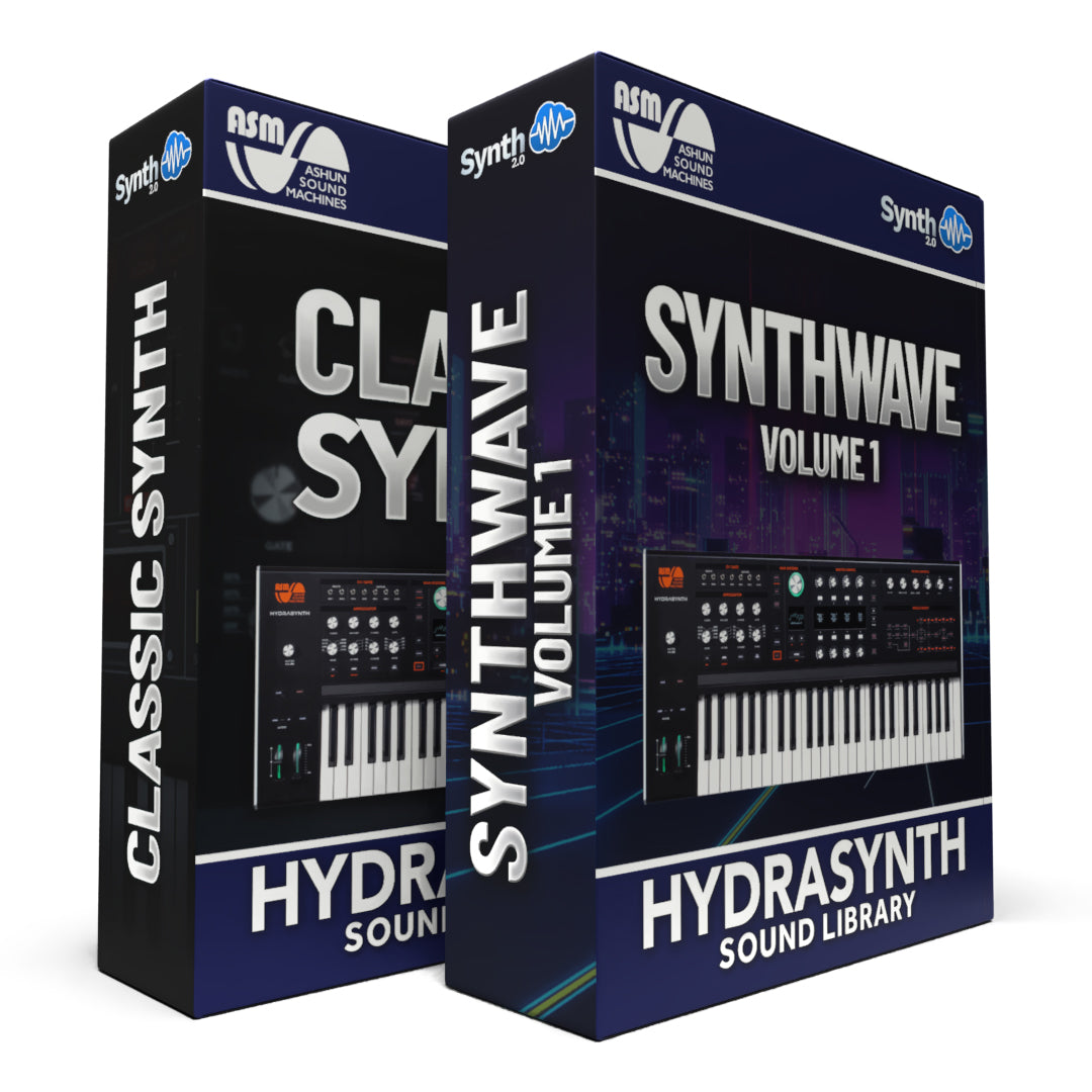 SCL249 - ( Bundle ) - Classic Synth + Synthwave Pack - ASM Hydrasynth Series