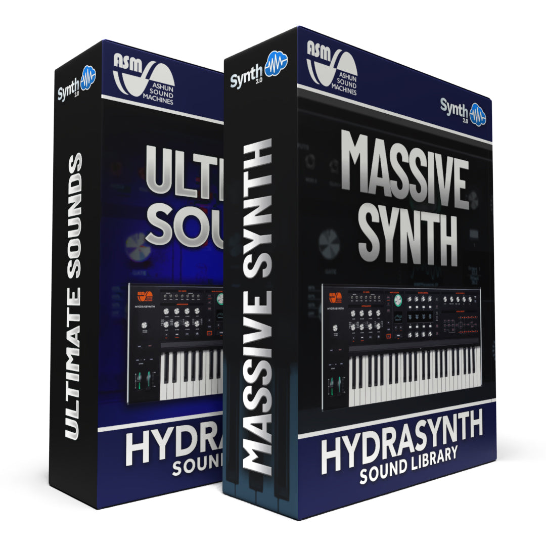 SCL269 - ( Bundle ) - Ultimate Sounds + Massive Synth - ASM Hydrasynth Series