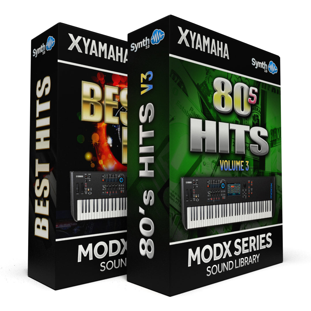 SCL119 - ( Bundle ) - Best Hits + 80's Hits V3 - Yamaha MODX / MODX+