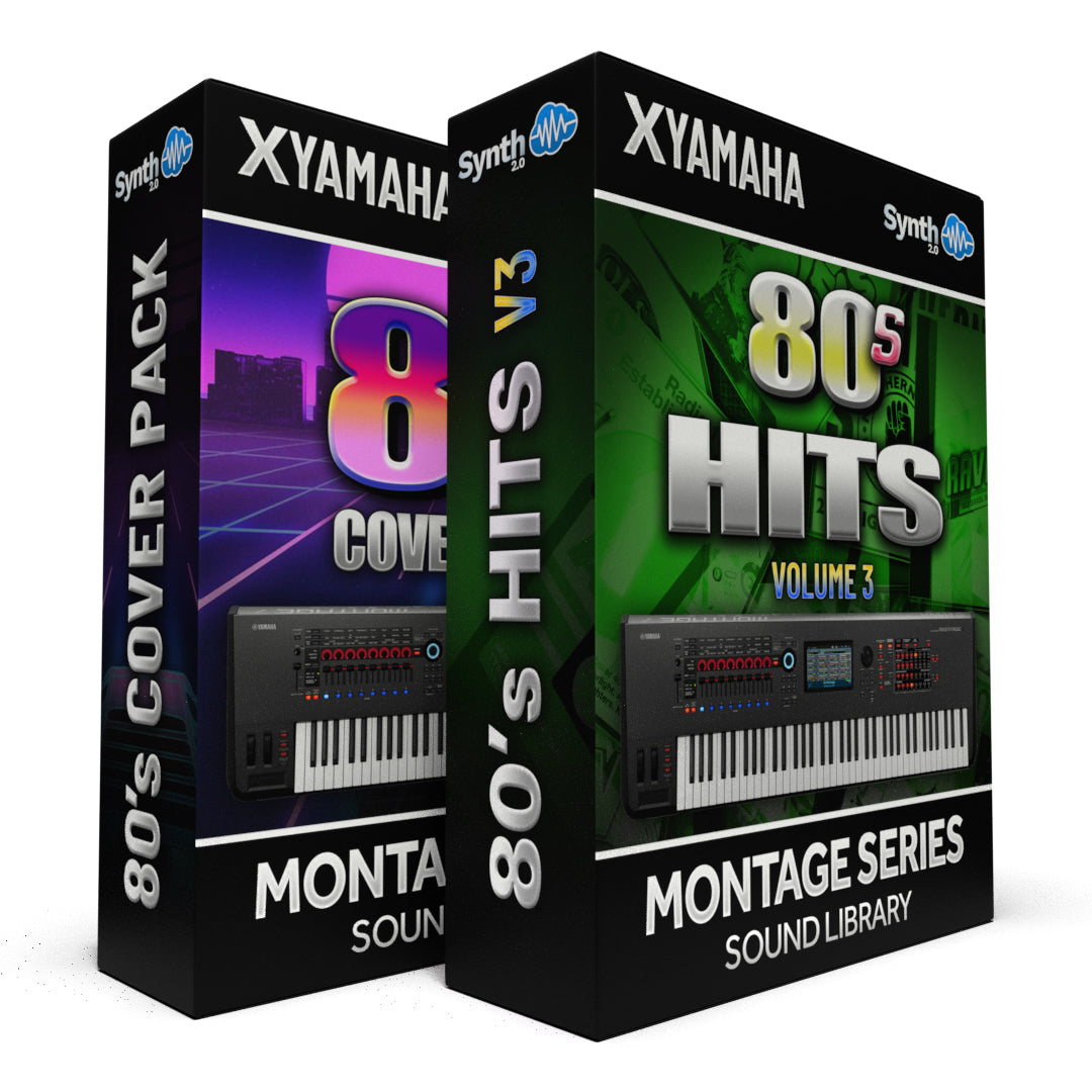 SCL017 - ( Bundle ) - 80s Cover Pack + 80's Hits V3 - Yamaha MONTAGE / M