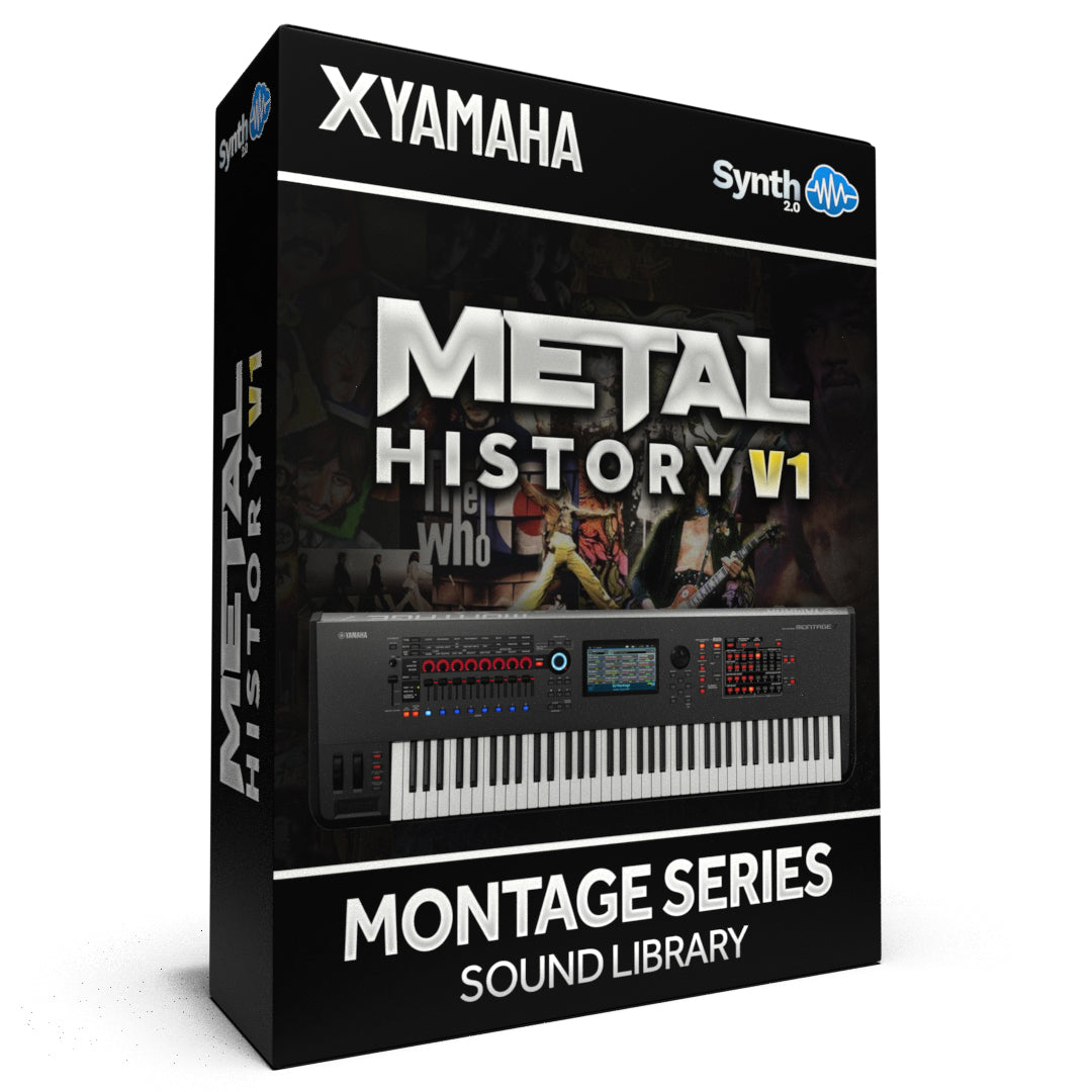 SCL229 - ( Bundle ) - Metal Master + Metal History - Yamaha MONTAGE / M