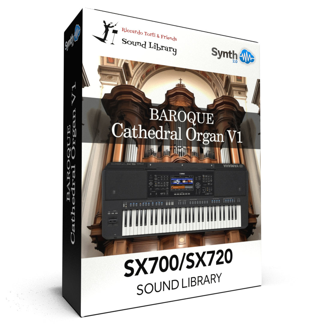 GNL017 - Baroque Cathedral Organ V1 - Yamaha PSR SX700 / 720 ( 11 presets )