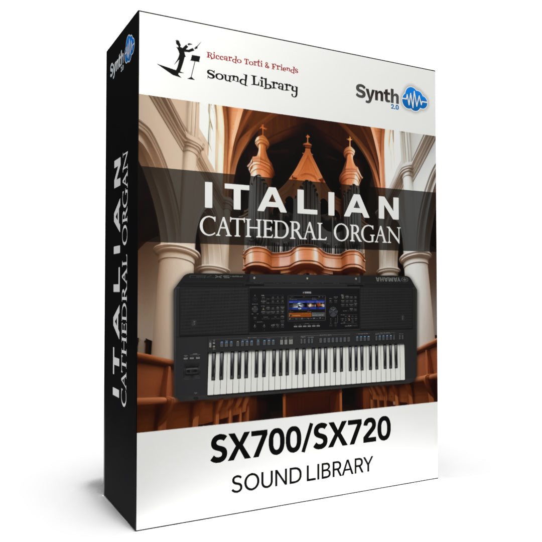 GNL019 - Italian Cathedral Organ - Yamaha PSR SX700 / 720 ( 11 presets )