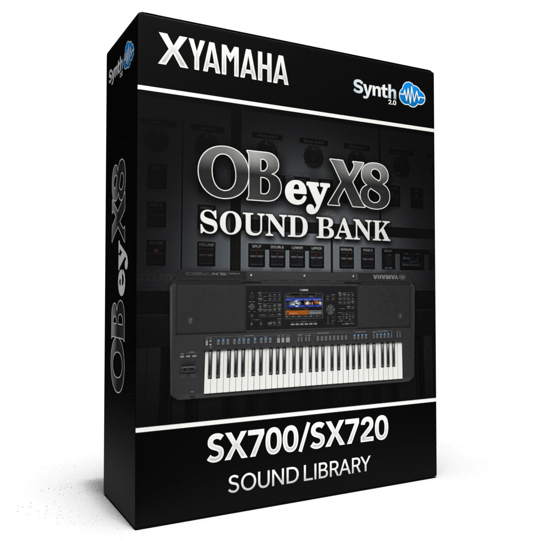 ASL048 - ( Bundle ) - OBey X8 Sound Bank V1 + V2 - Yamaha PSR SX700 / 720