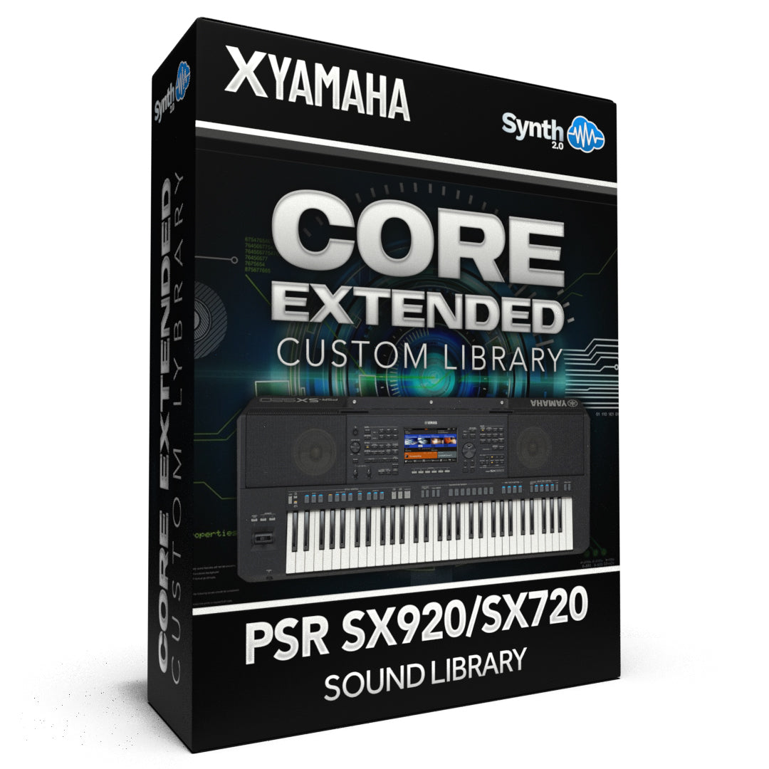 ASL044 - Core Extended Custom Library - Yamaha PSR SX920 / SX720 ( 20 voices )