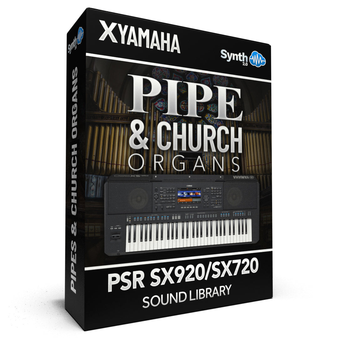 GNL005 - Pipe & Church Organs - Yamaha PSR SX920 / SX720 ( 122 presets )