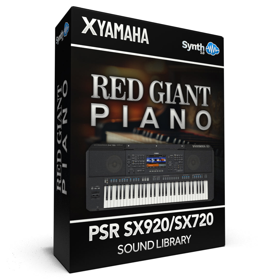 ASL039 - Red Giant Piano Pack - Yamaha PSR SX920 / SX720 ( 10 presets )