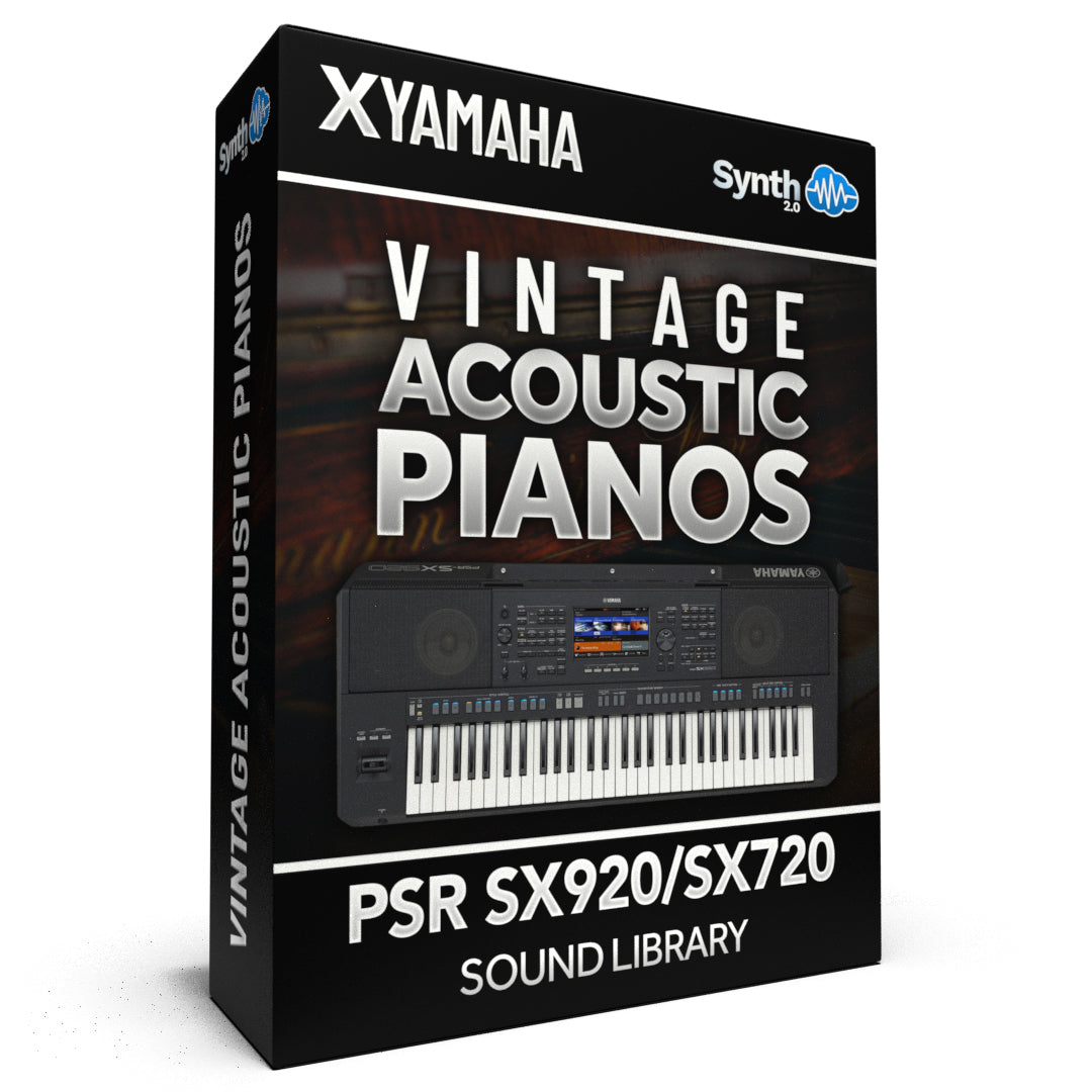 GNL000 - Vintage Acoustic Pianos - Yamaha PSR SX920 / SX720 ( 23 presets )