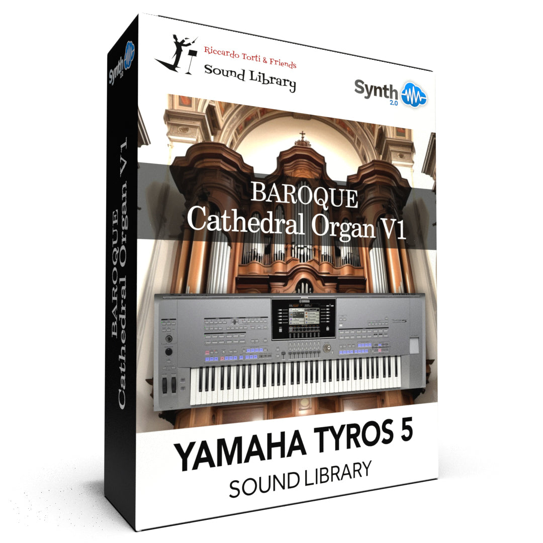 GNL017 - Baroque Cathedral Organ V1 - Yamaha TYROS 5 ( 11 presets )