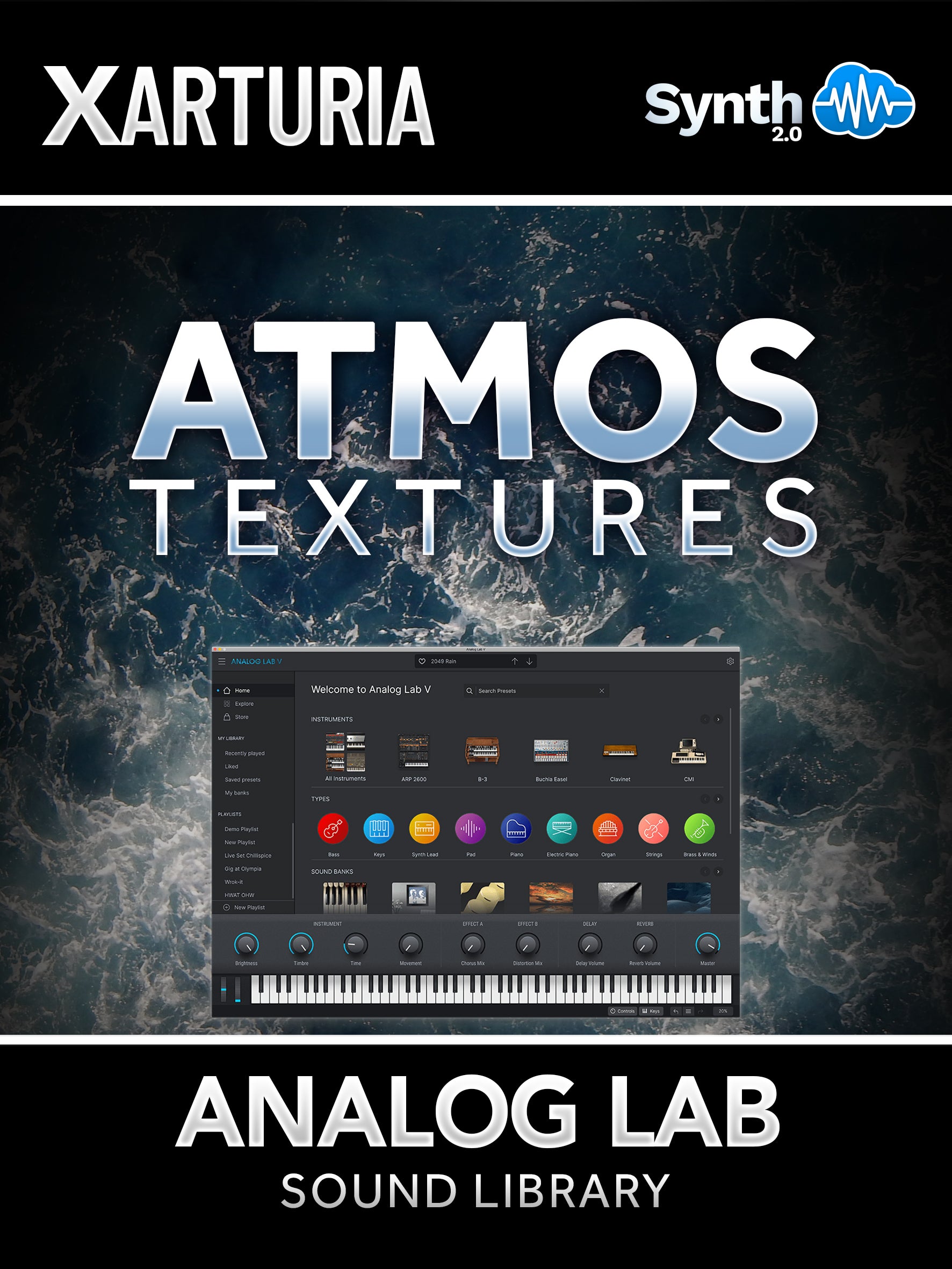 TPL034 - Atmos Textures - Analog Lab V ( 65 presets )