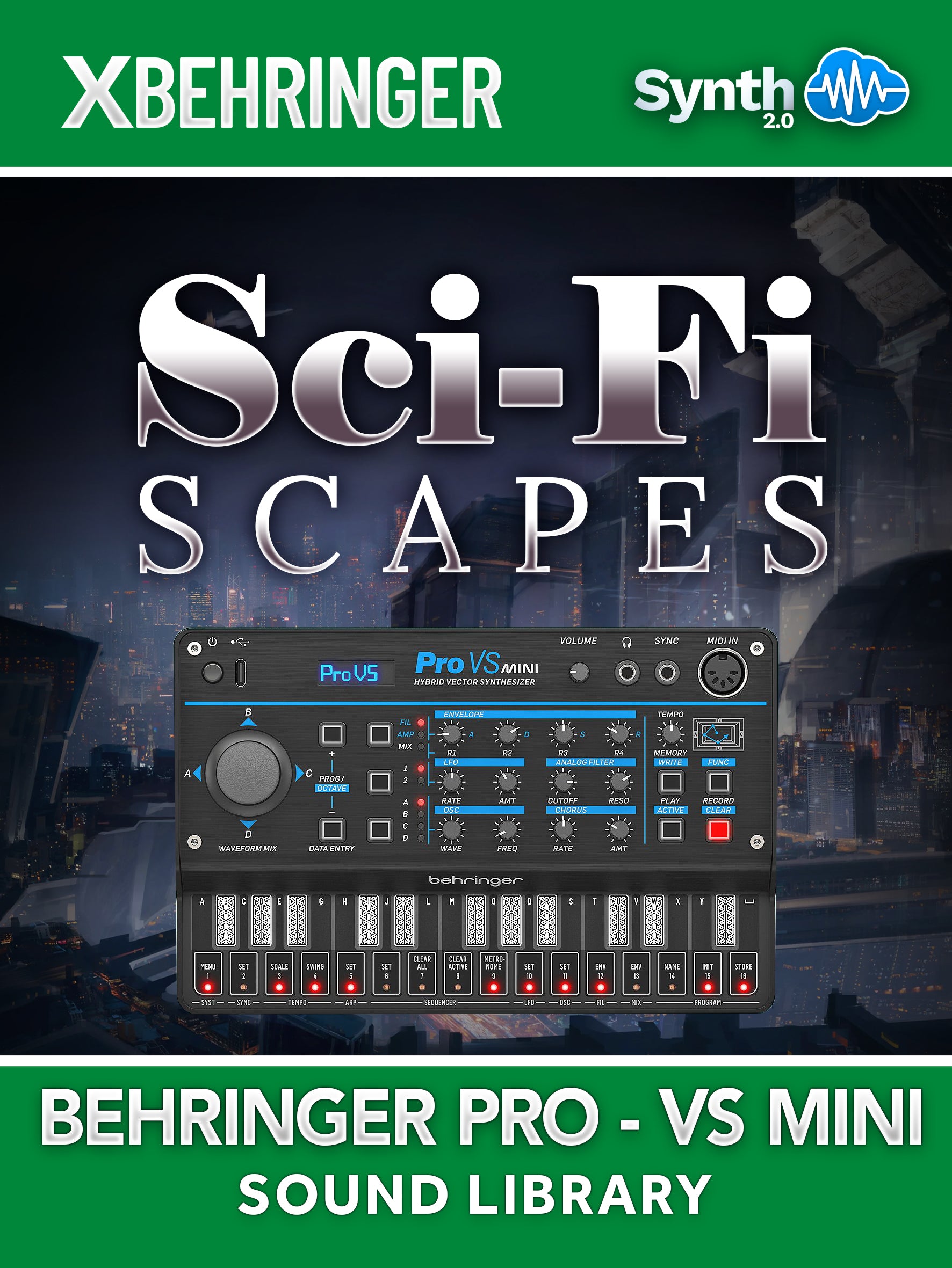 TPL025 - Sci-fi Scapes - Behringer PRO-VS Mini ( 32 presets )