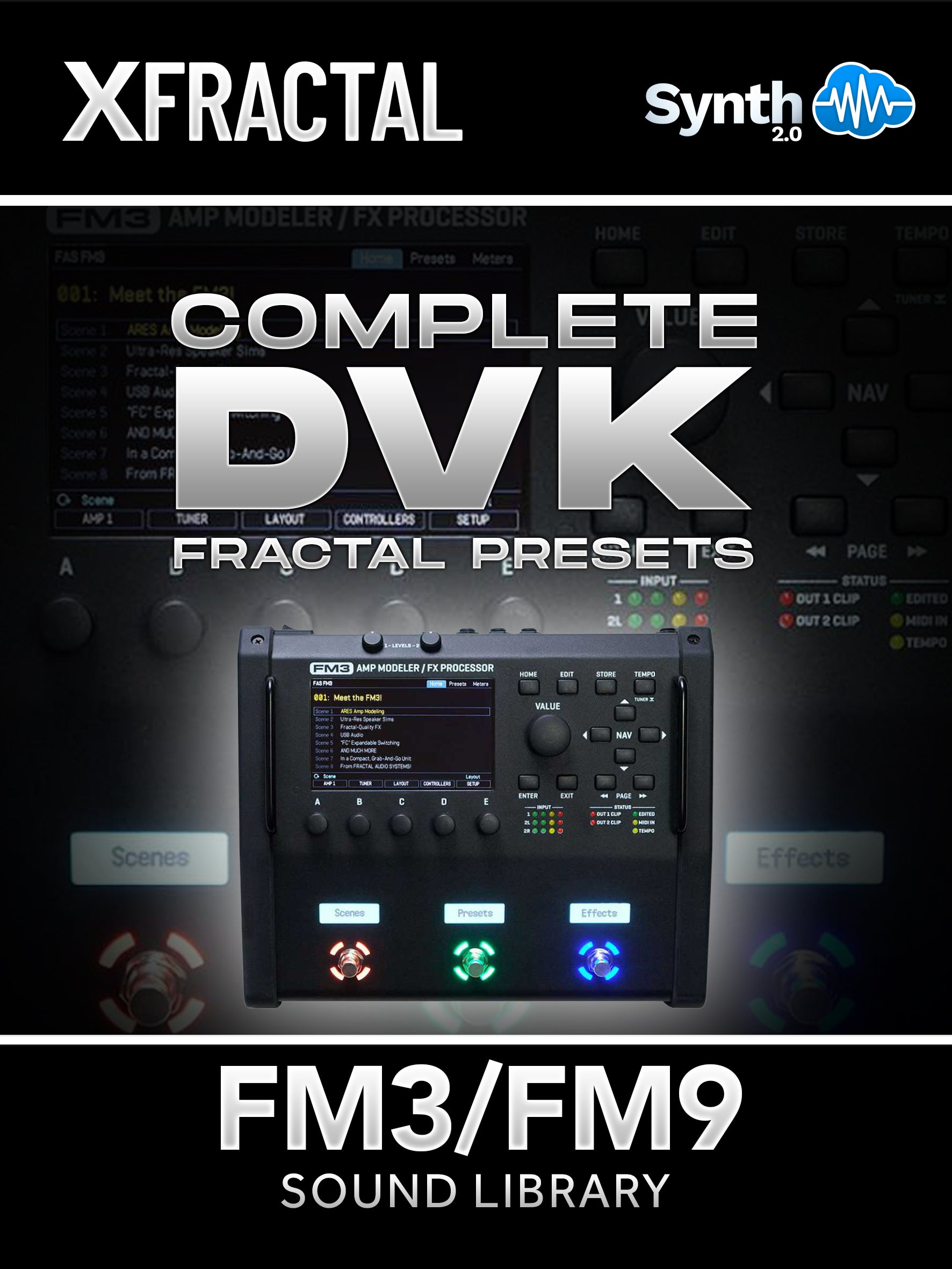 FRT009 - Complete DVK Fractal Presets - Fractal FM3 / FM9