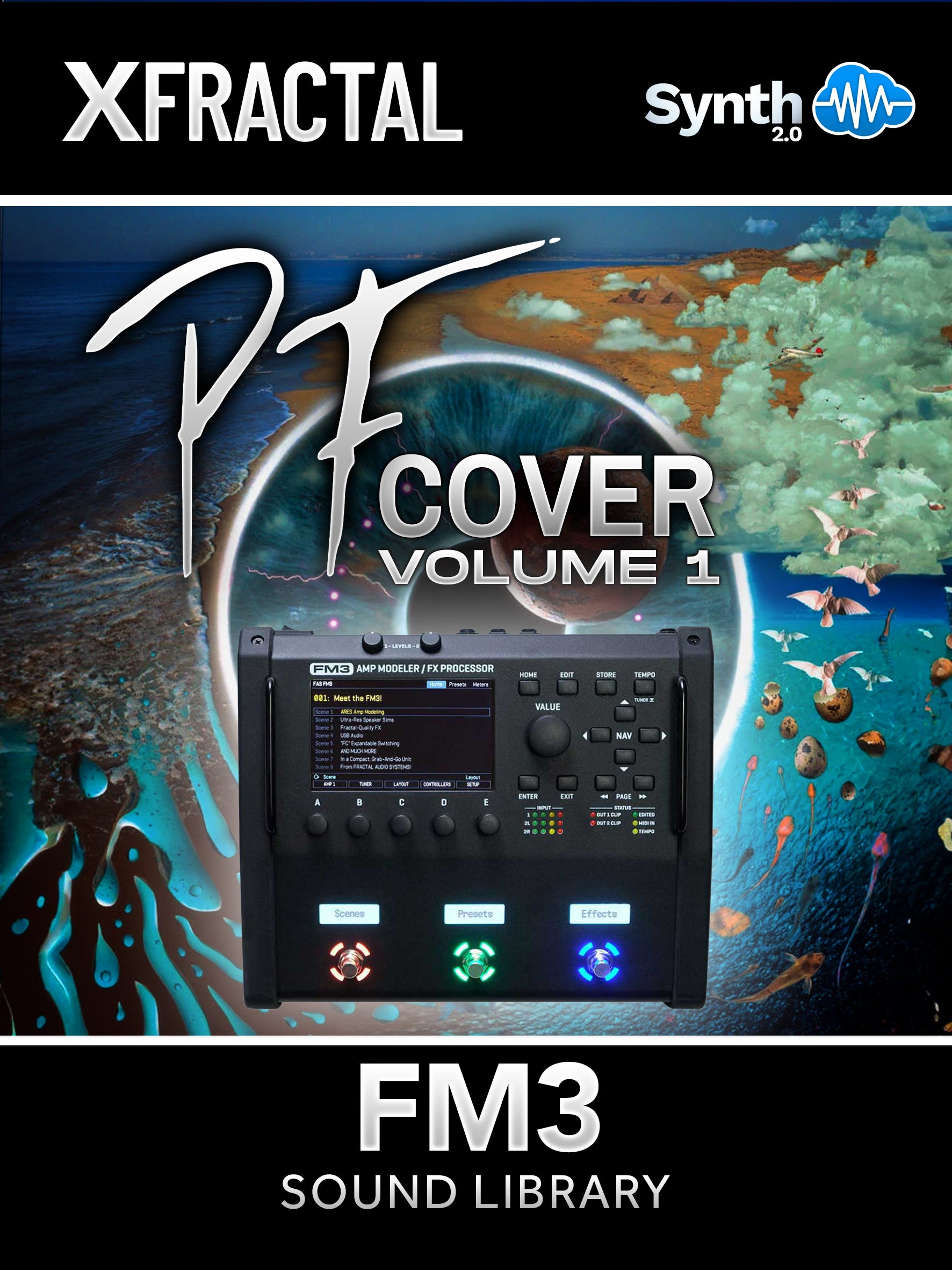 FRT001 - PF Cover V1 - Fractal FM3 ( 21 scenes )