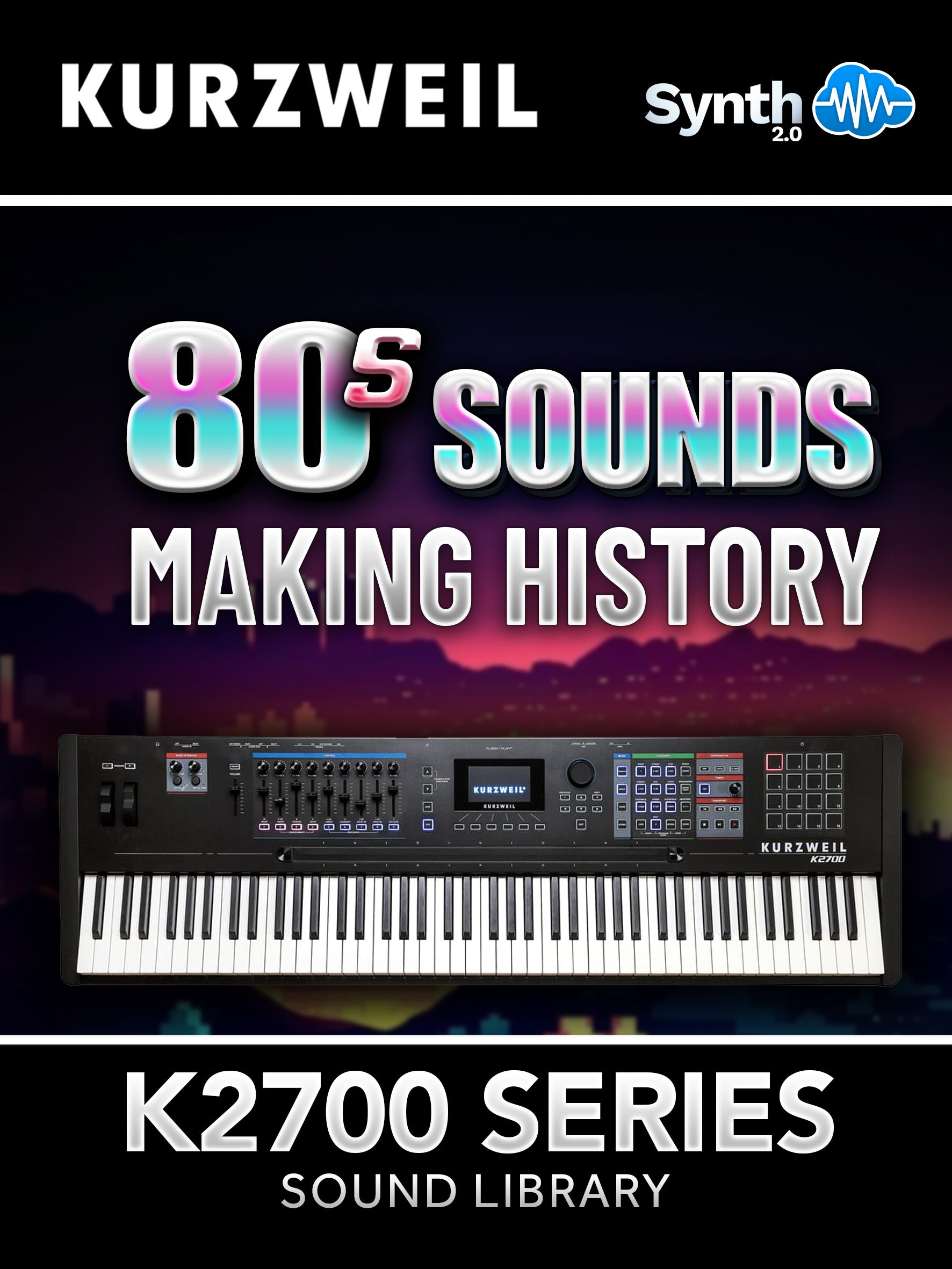 SCL232 - ( Bundle ) - 80s Sounds Making History + 26 Sounds - Making History Vol.1 - Kurzweil PC4