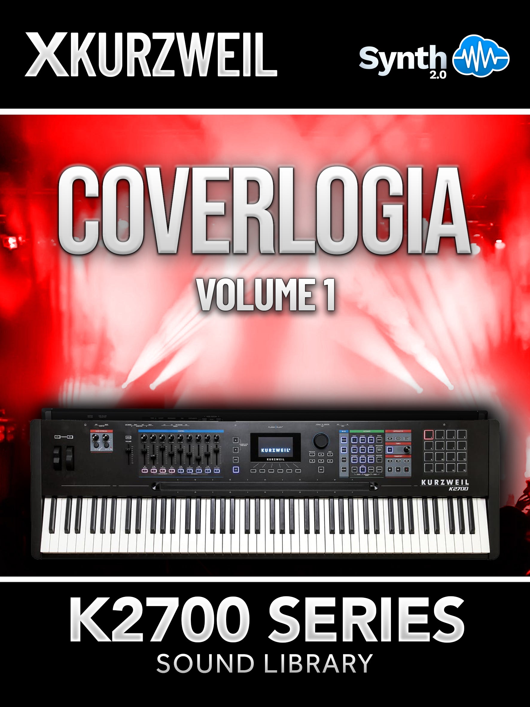 SCL230 - ( Bundle ) - 80s Sounds Making History + Coverlogia V1 - Kurzweil K2700