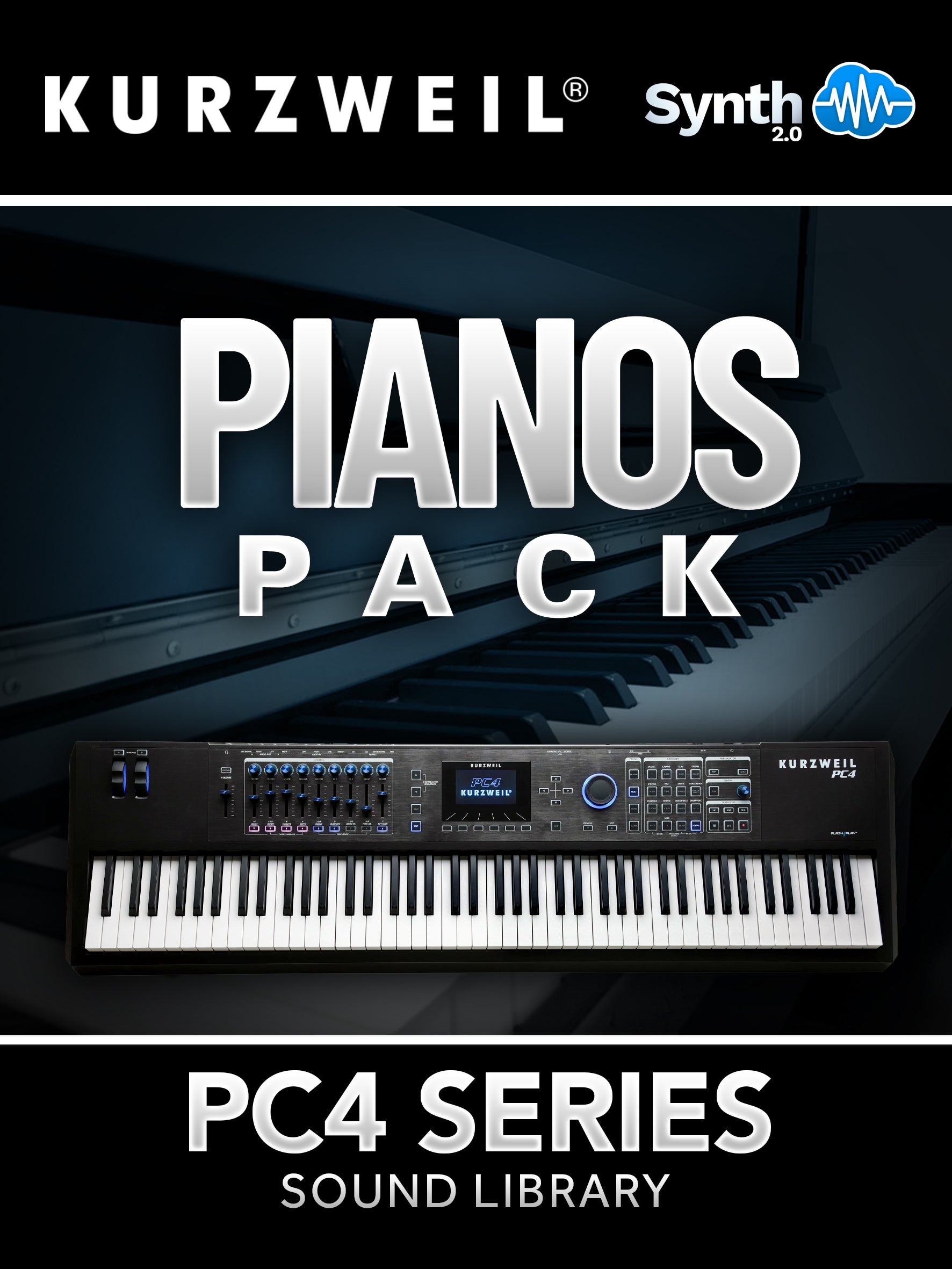 PC4017 - ( Bundle ) - Brass & Fisa + Pianos Pack - Kurzweil PC4 Series