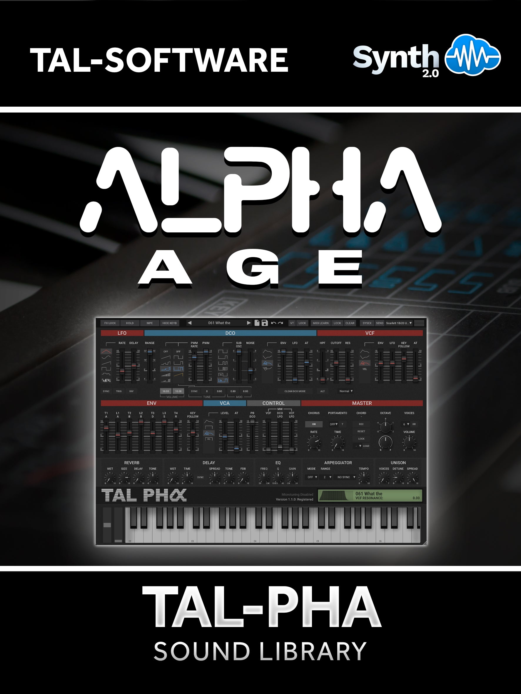 LFO043 - Alpha Age - TAL Pha ( 64 presets )