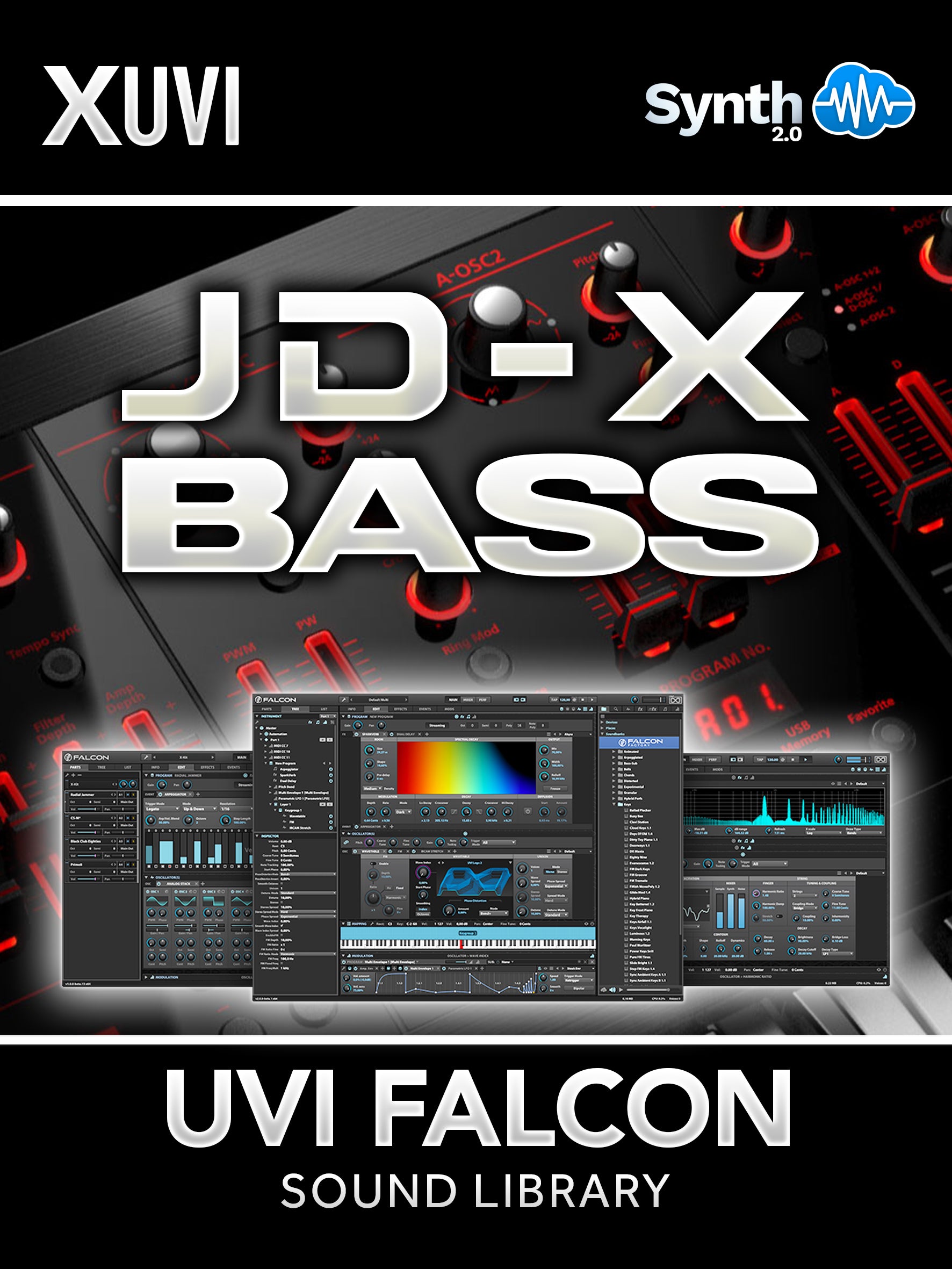 MDL012 - JD-X Bass - UVI Falcon ( 88 presets )