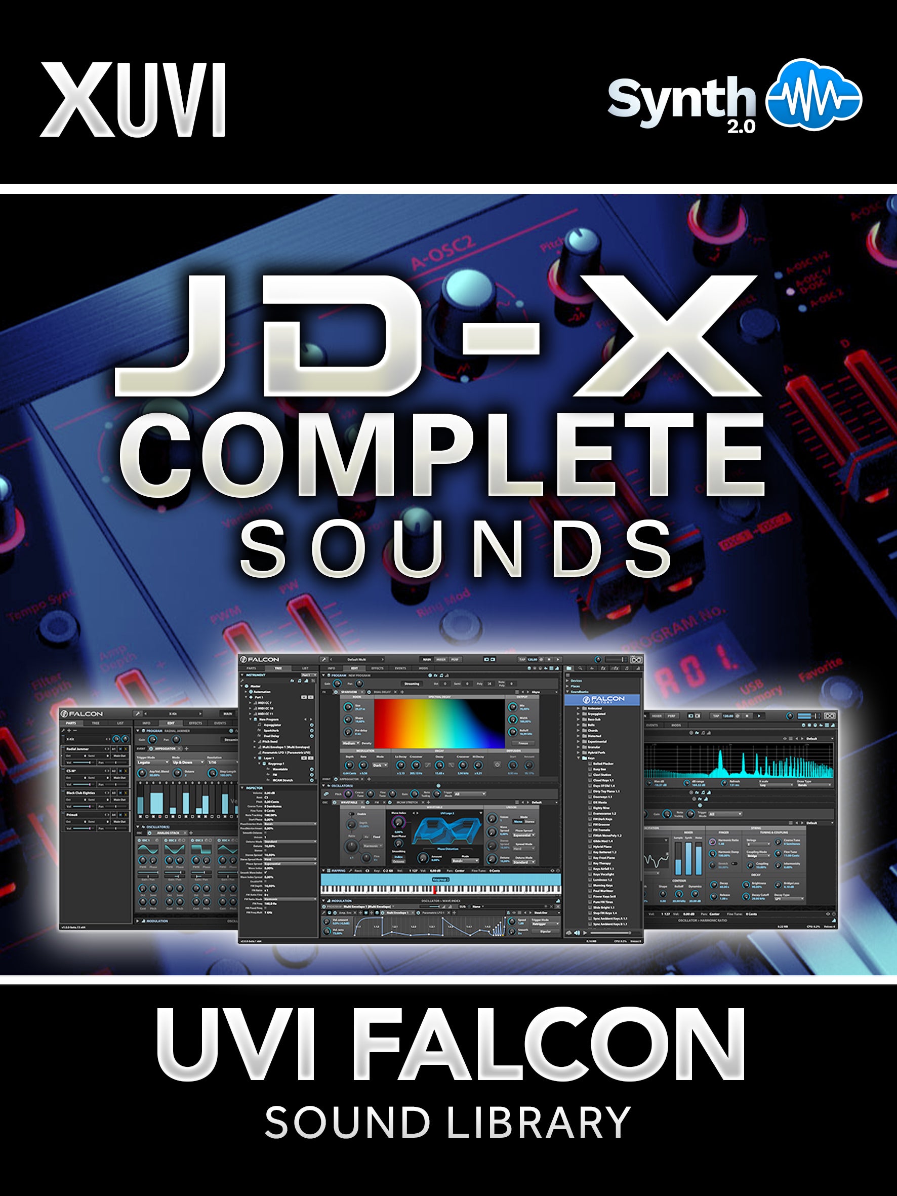 MDL017 - JD-X Complete Sounds - UVI Falcon ( 488 presets )