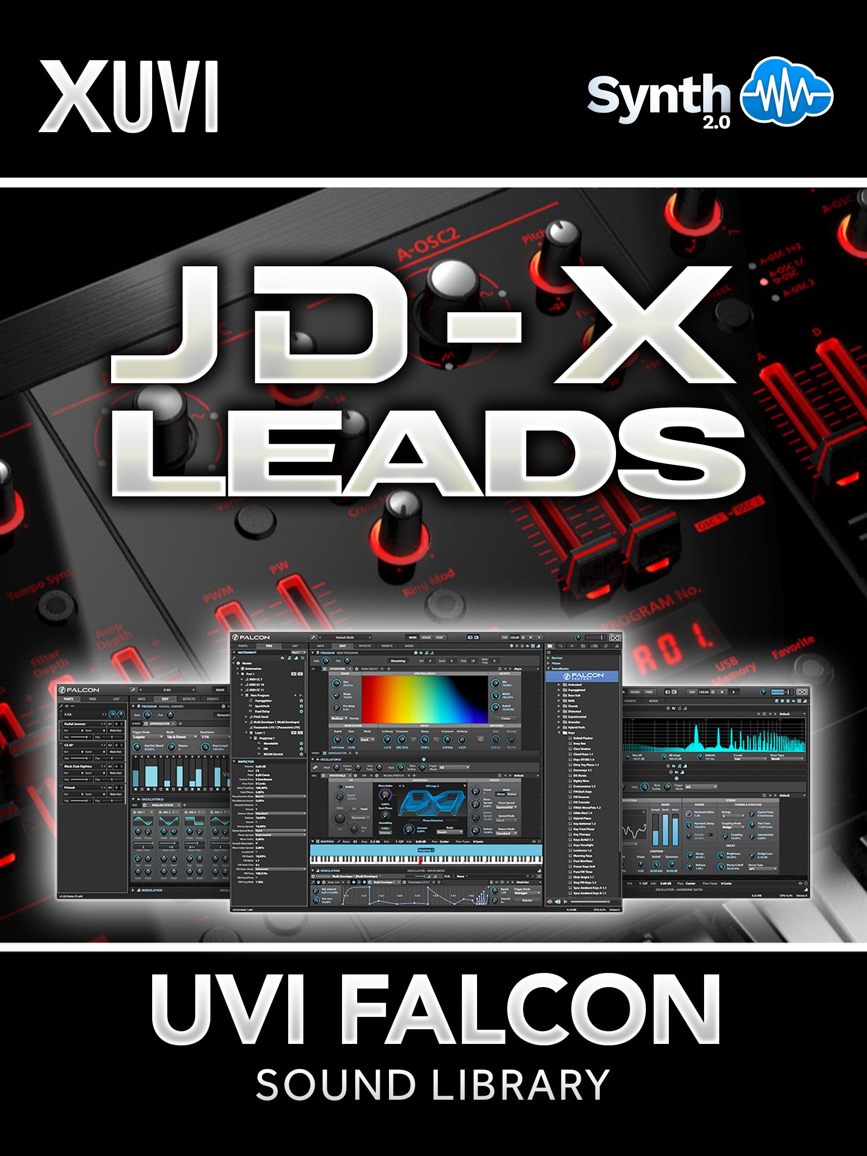 MDL014 - JD-X Leads - UVI Falcon ( 75 presets )