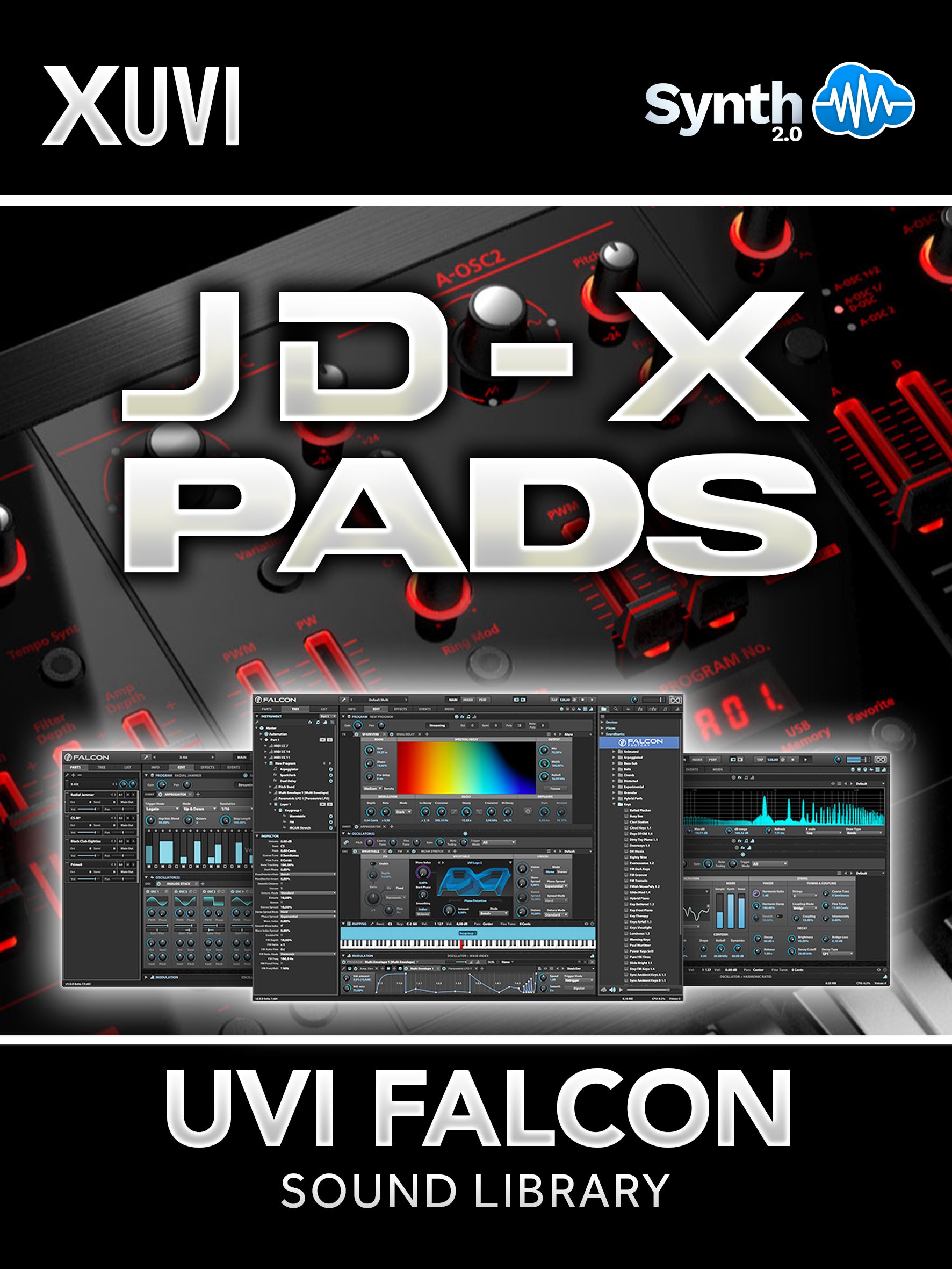 MDL013 - JD-X Pads - UVI Falcon ( 102 presets )