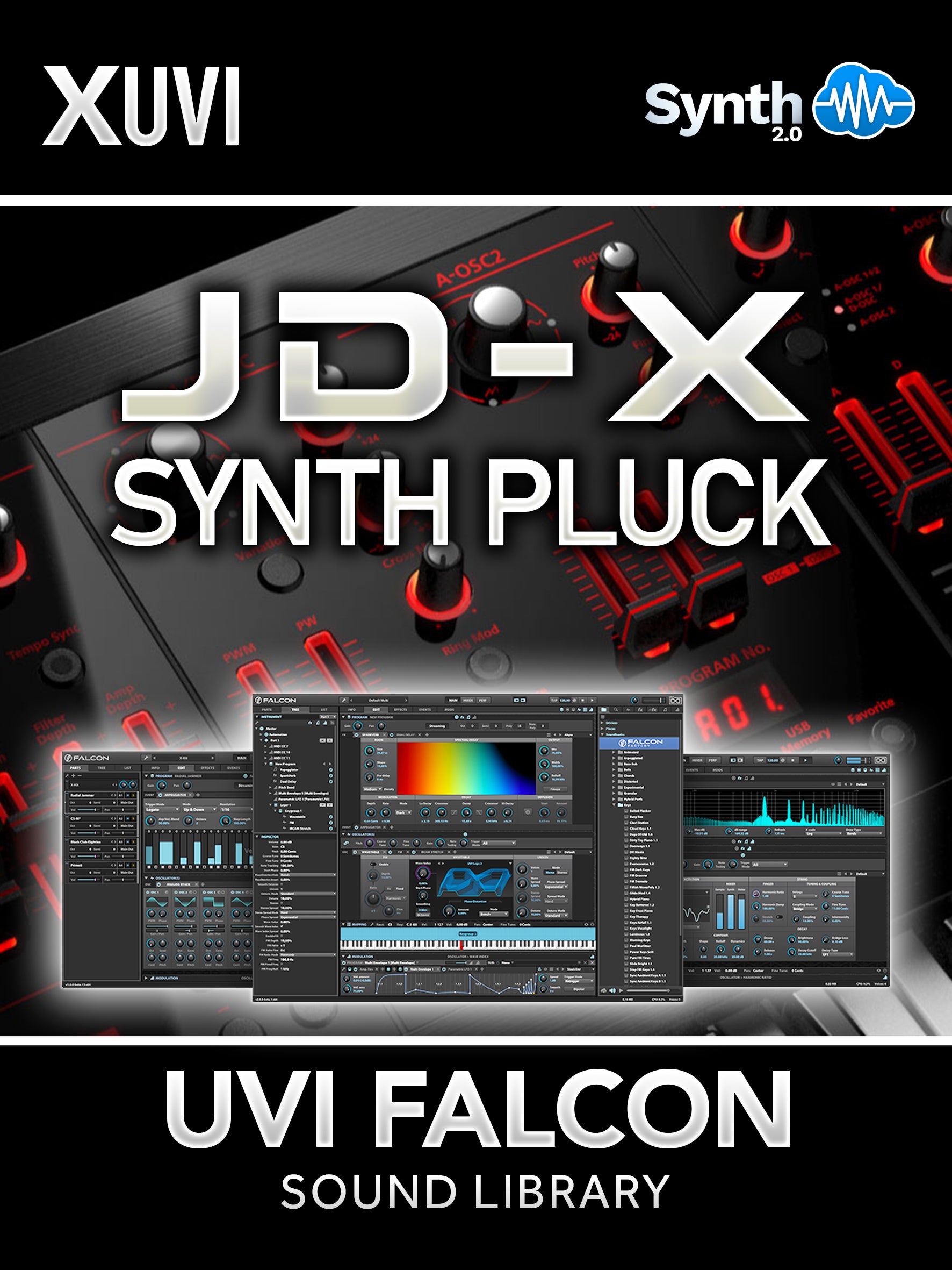 MDL015 - JD-X Synth Pluck - UVI Falcon ( 101 presets )