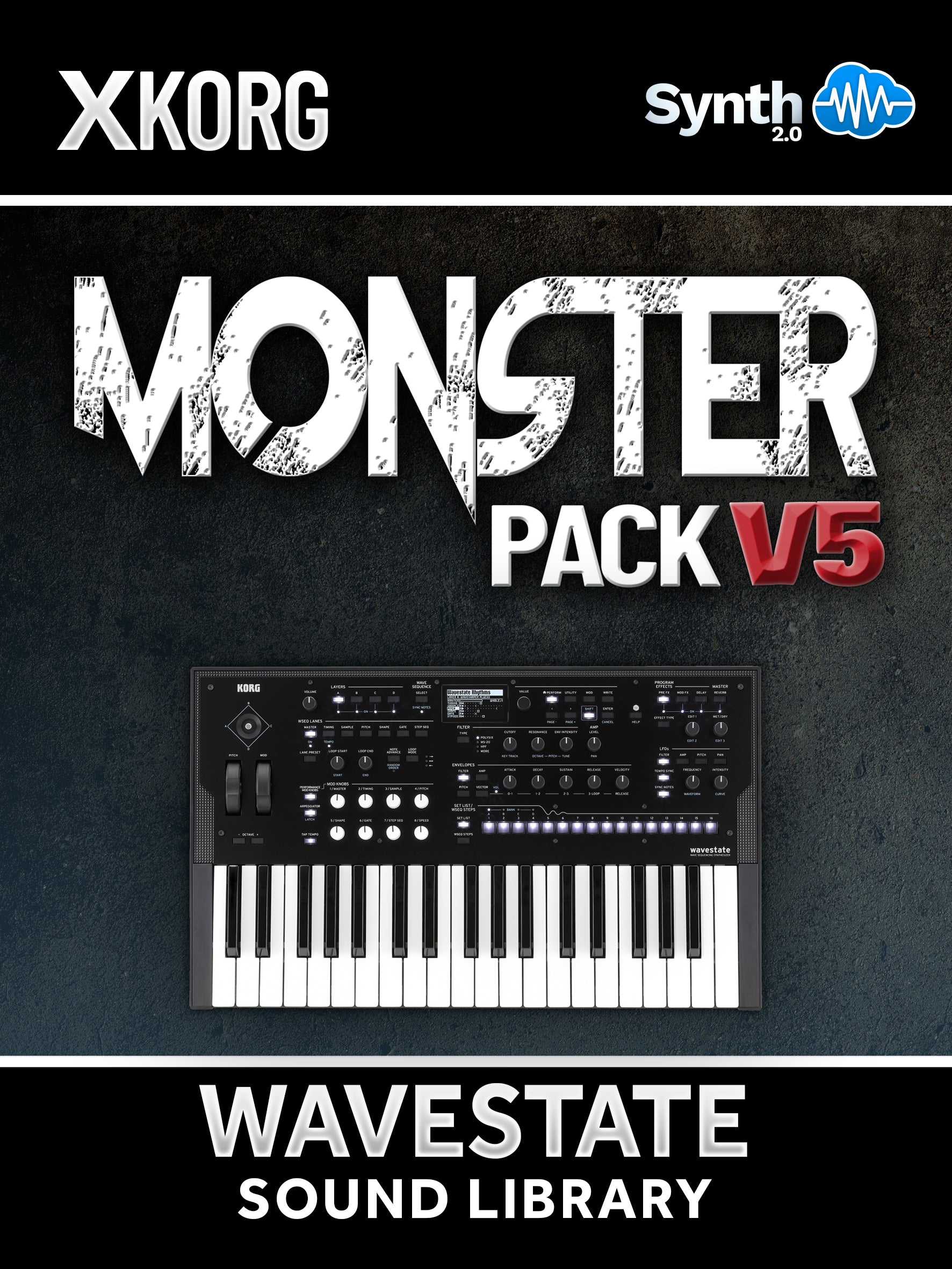 SCL245 - Monster Pack V5 - Korg Wavestate / mkII / Se / Native ( over 1100 presets )