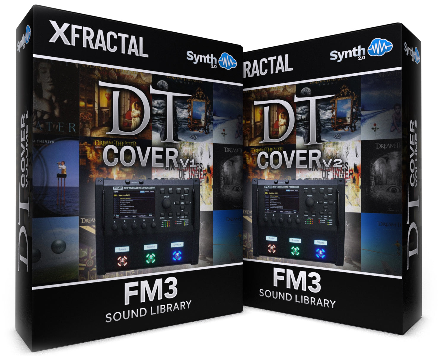 FRT006 - ( Bundle ) - DT Cover V1 + V2 - Fractal FM3