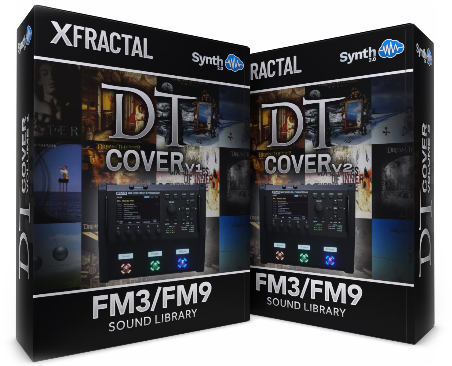 FRT006 - ( Bundle ) - DT Cover V1 + V2 - Fractal FM3 / FM9